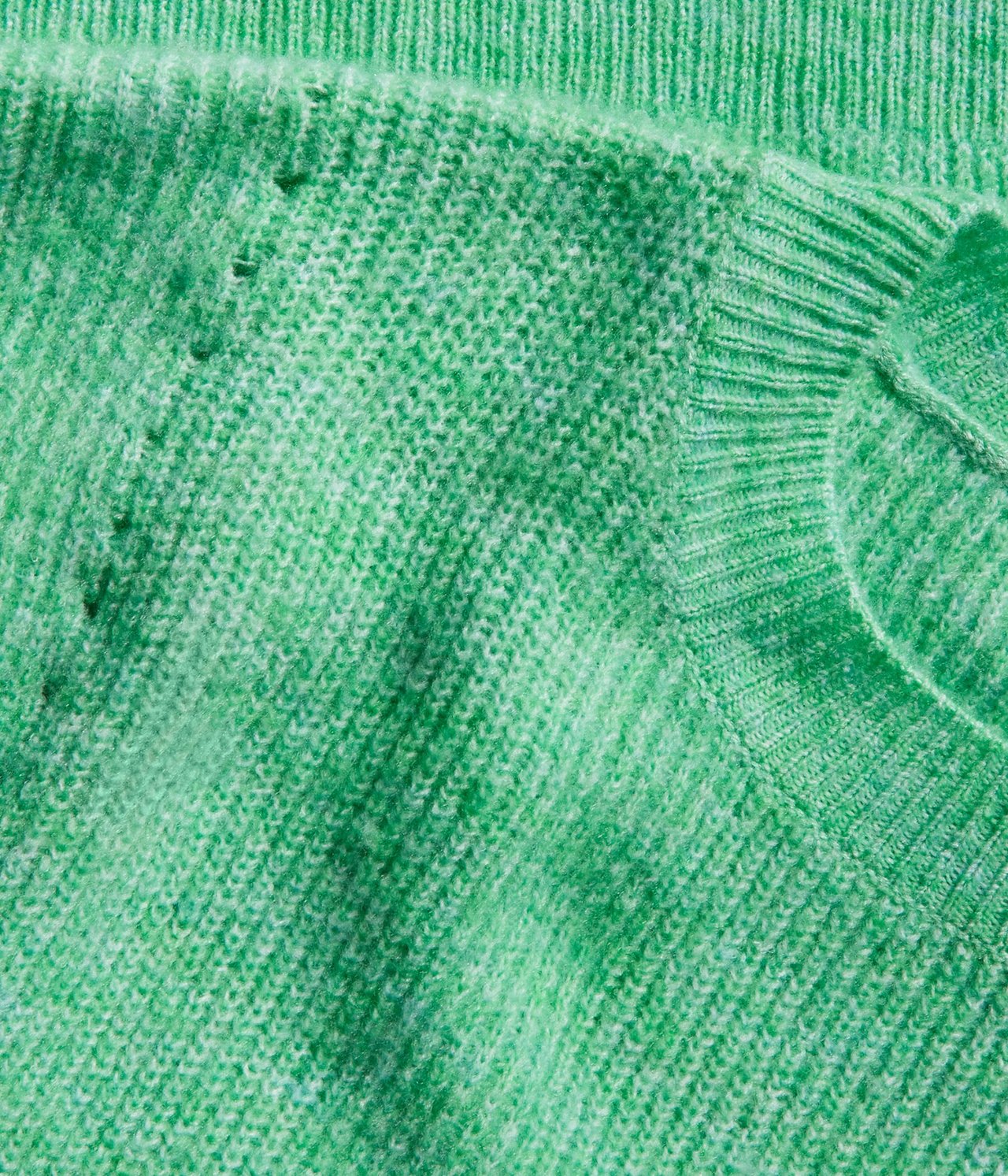 Stickad tröja Grön - null - 7