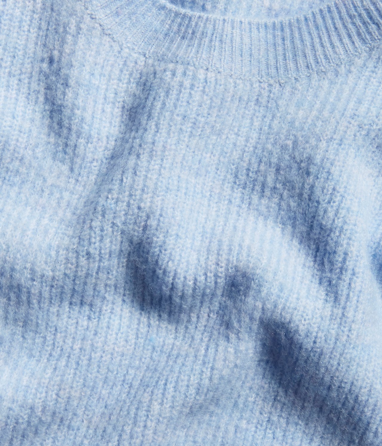 Stickad tröja Ljusblå - null - 8