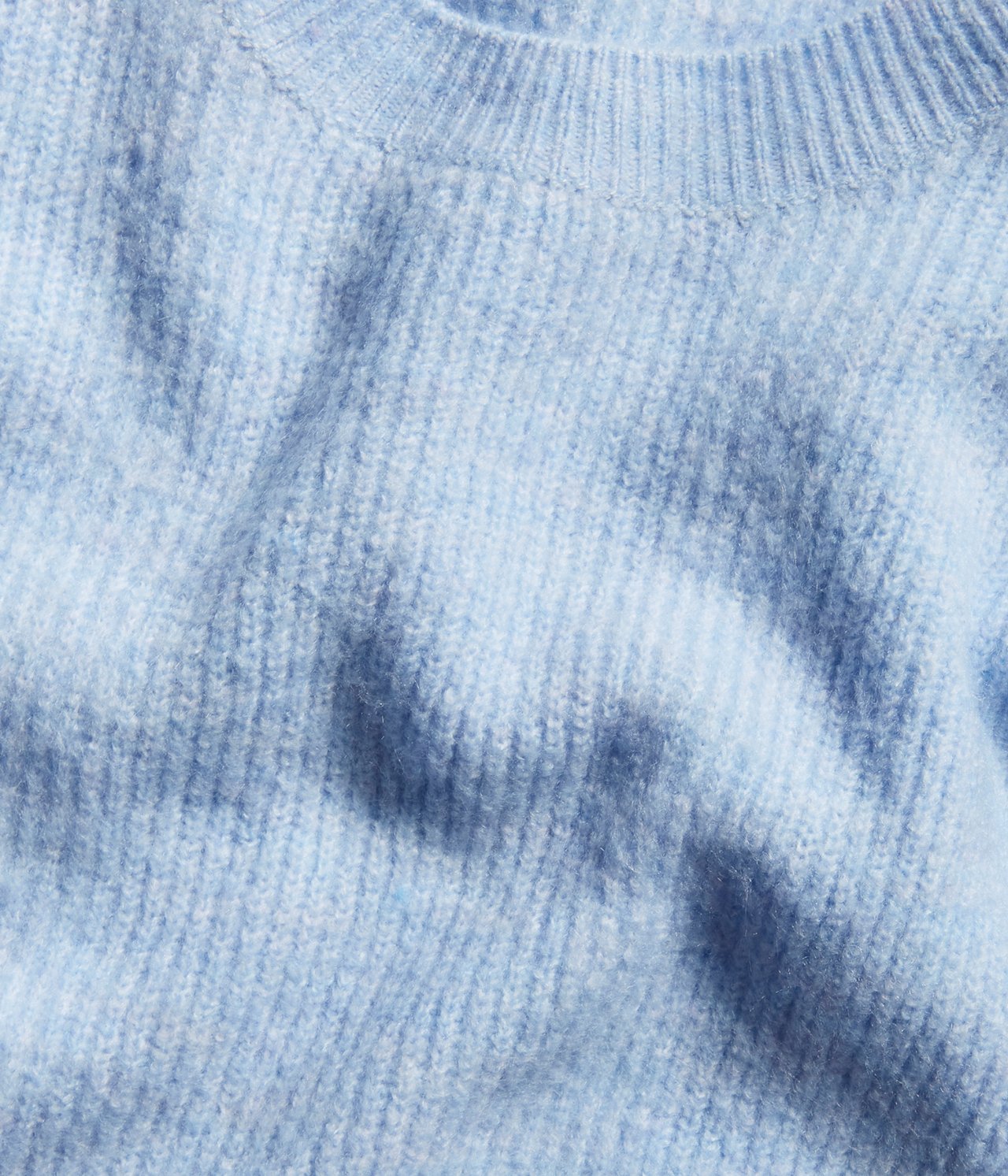 Dzianinowy sweter - Jasnoniebieski - 5
