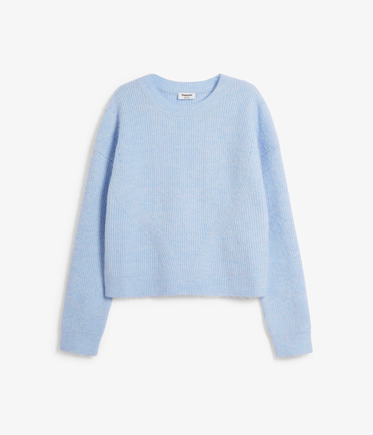 Dzianinowy sweter - Jasnoniebieski - 6