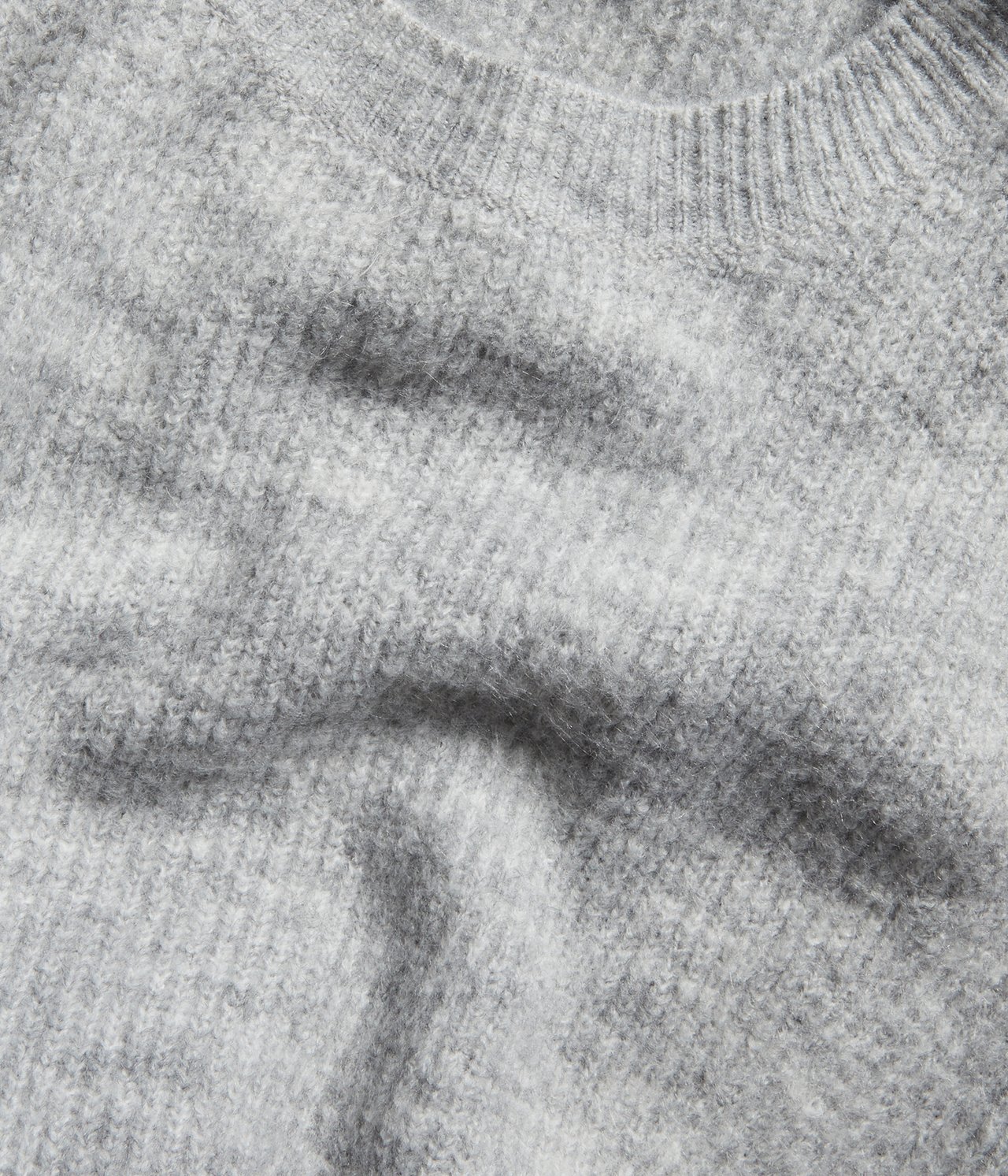 Stickad tröja - Ljusgrå - 5
