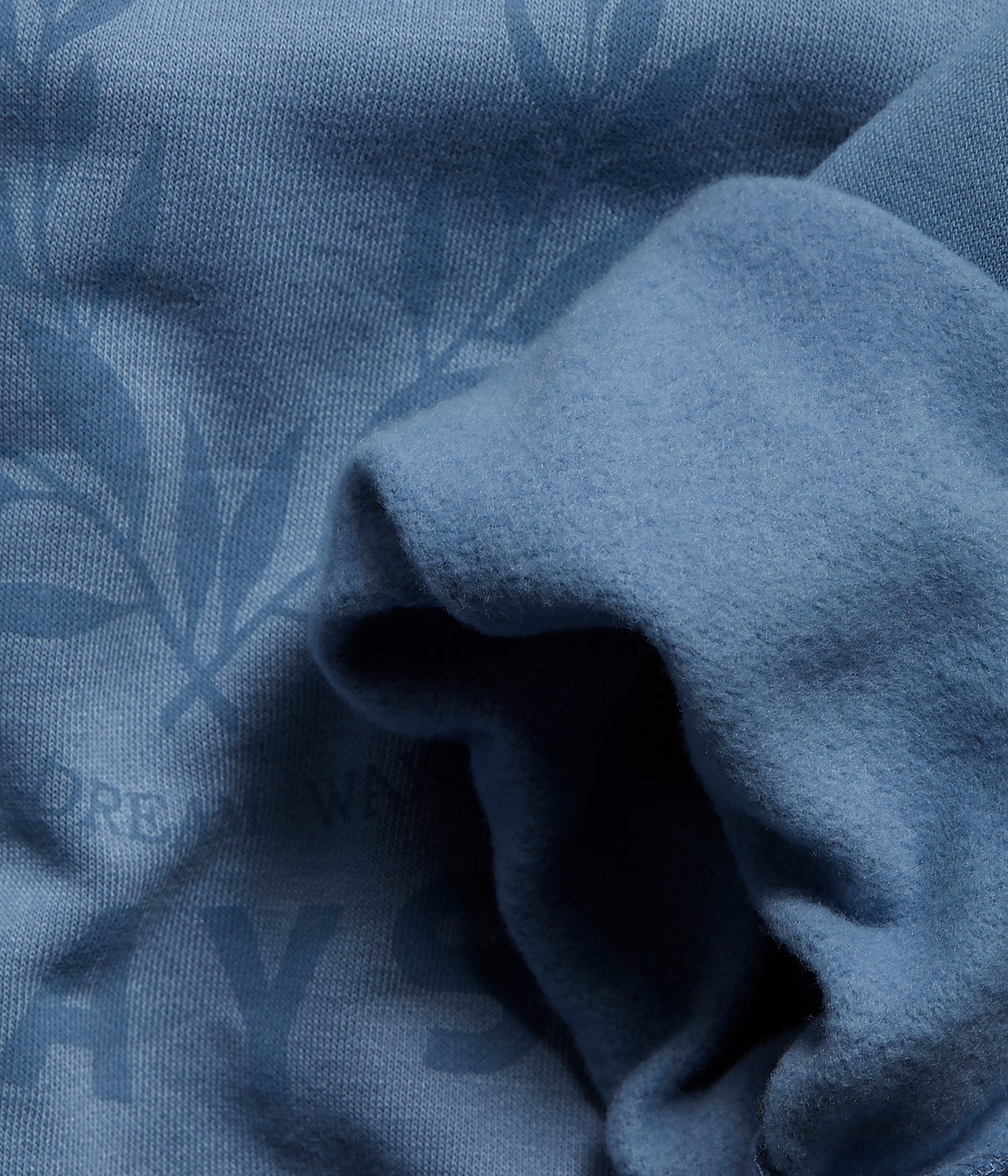 Sweatshirt med tryck - Blå - 5