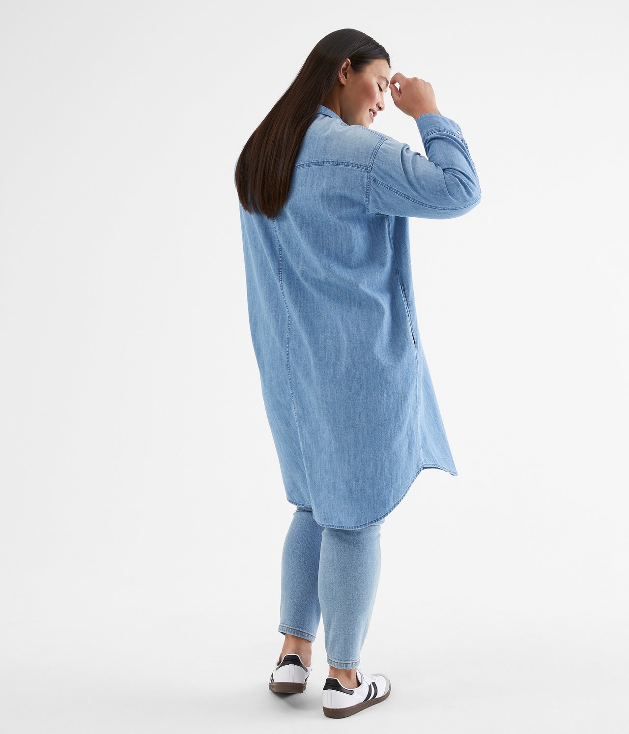 Farkkupaitamekko - Denim - 4