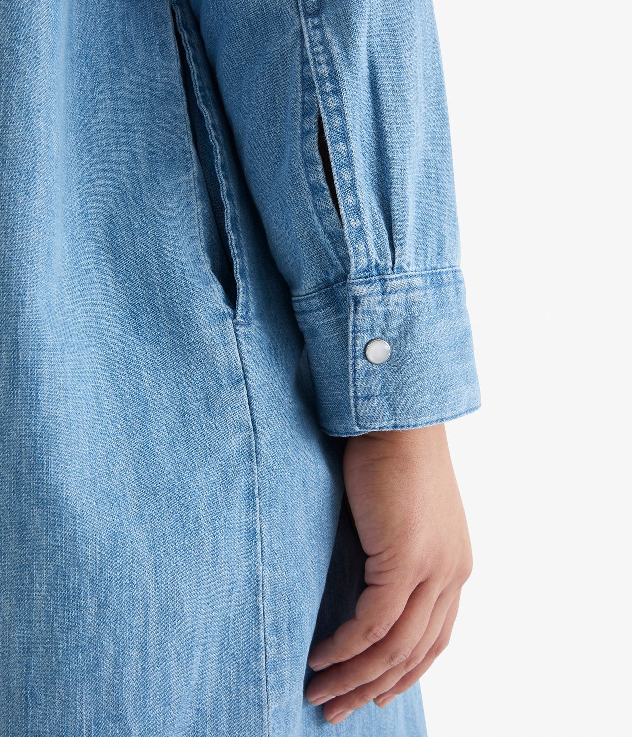 Farkkupaitamekko - Denim - 3