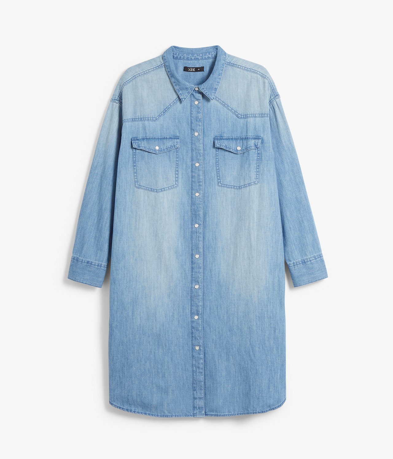 Farkkupaitamekko - Denim - 6