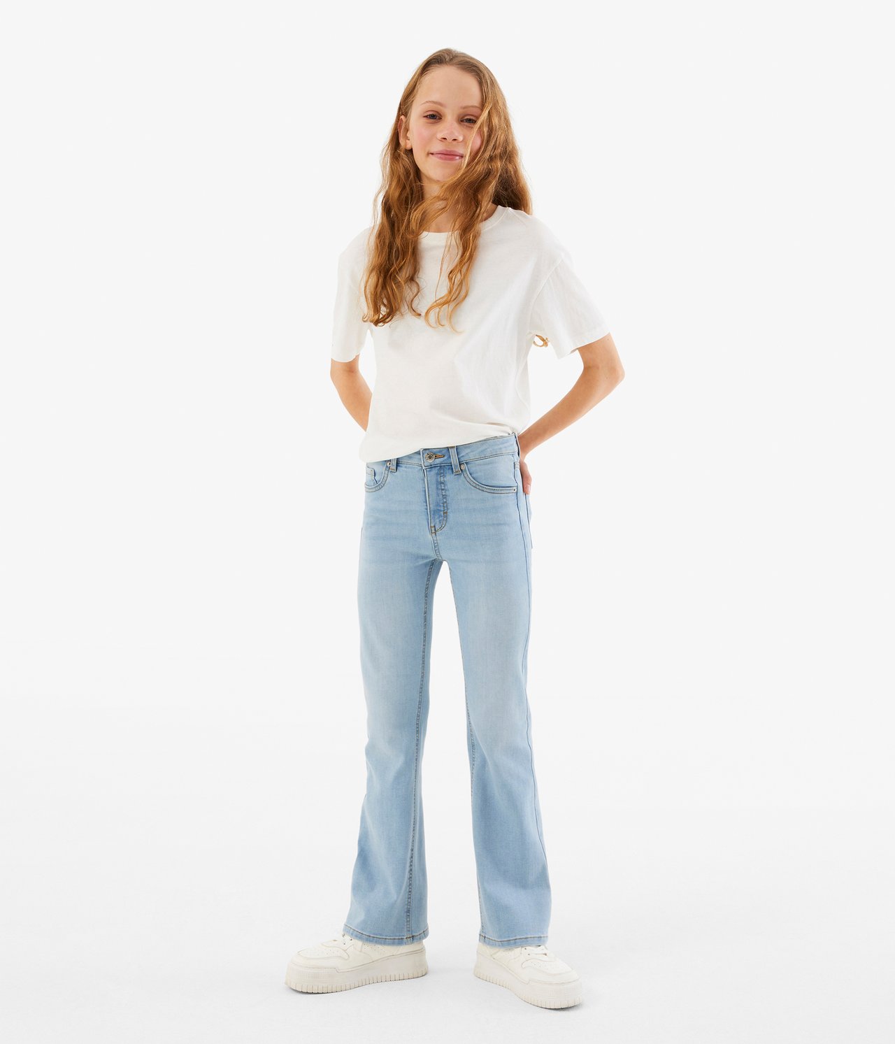 Jeans bootcut - Ljus denim - 1