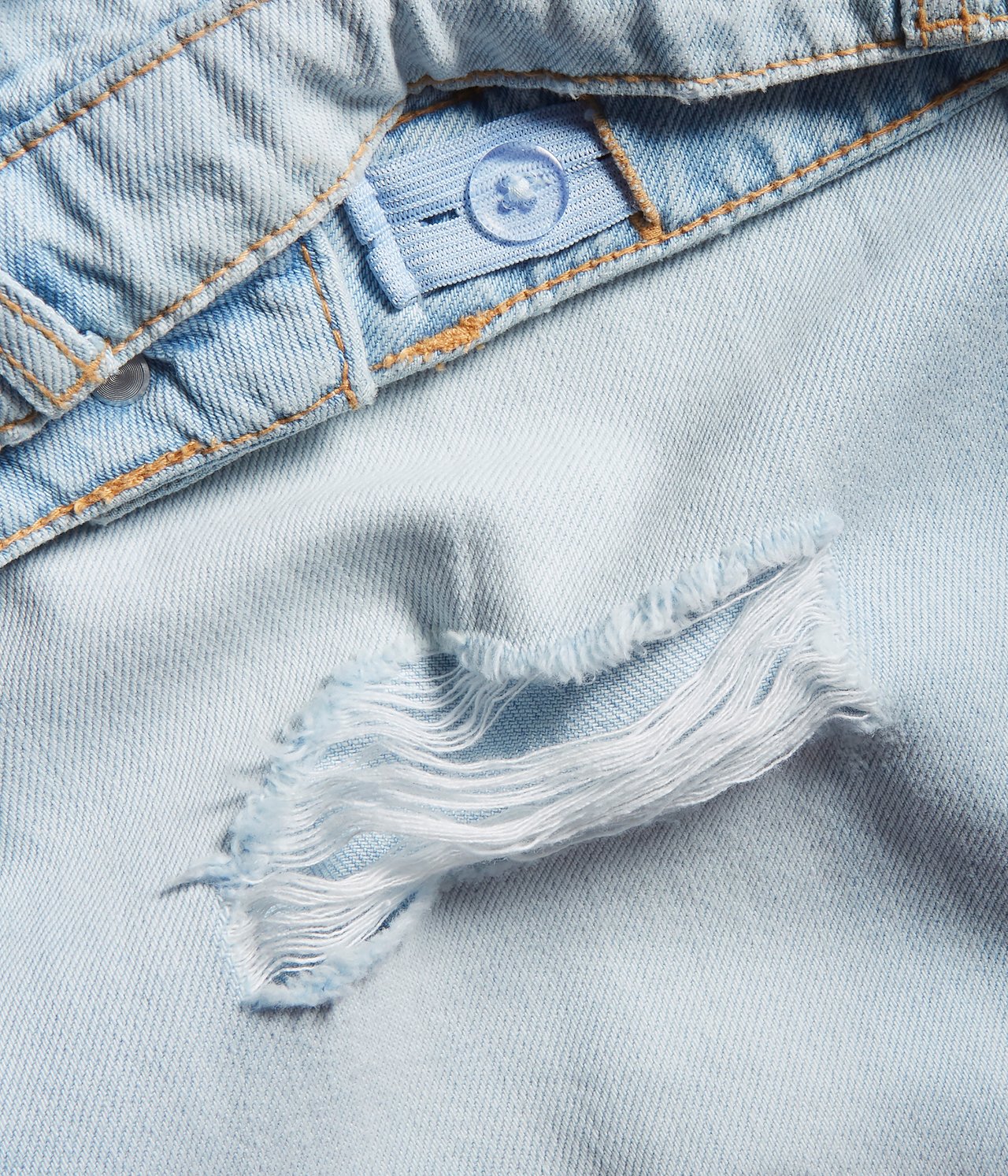 Jeans loose fit low waist - Ljus denim - 7