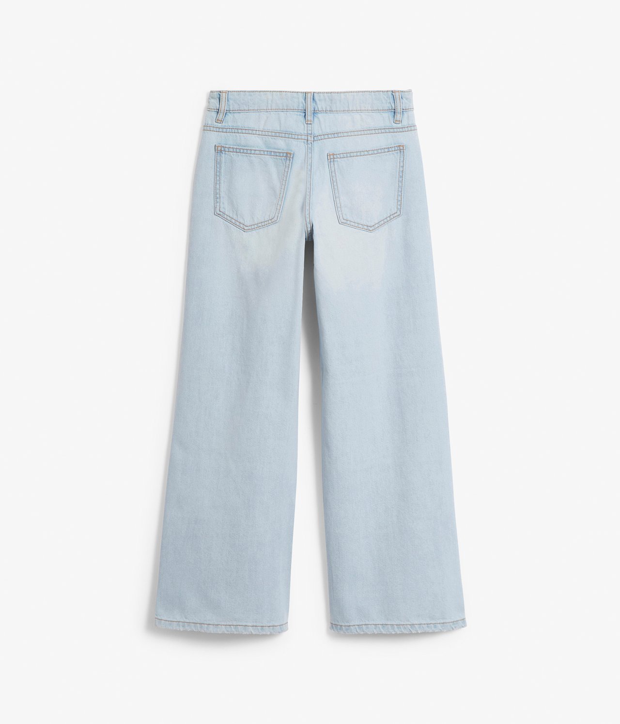 Jeans loose fit low waist - Ljus denim - 9