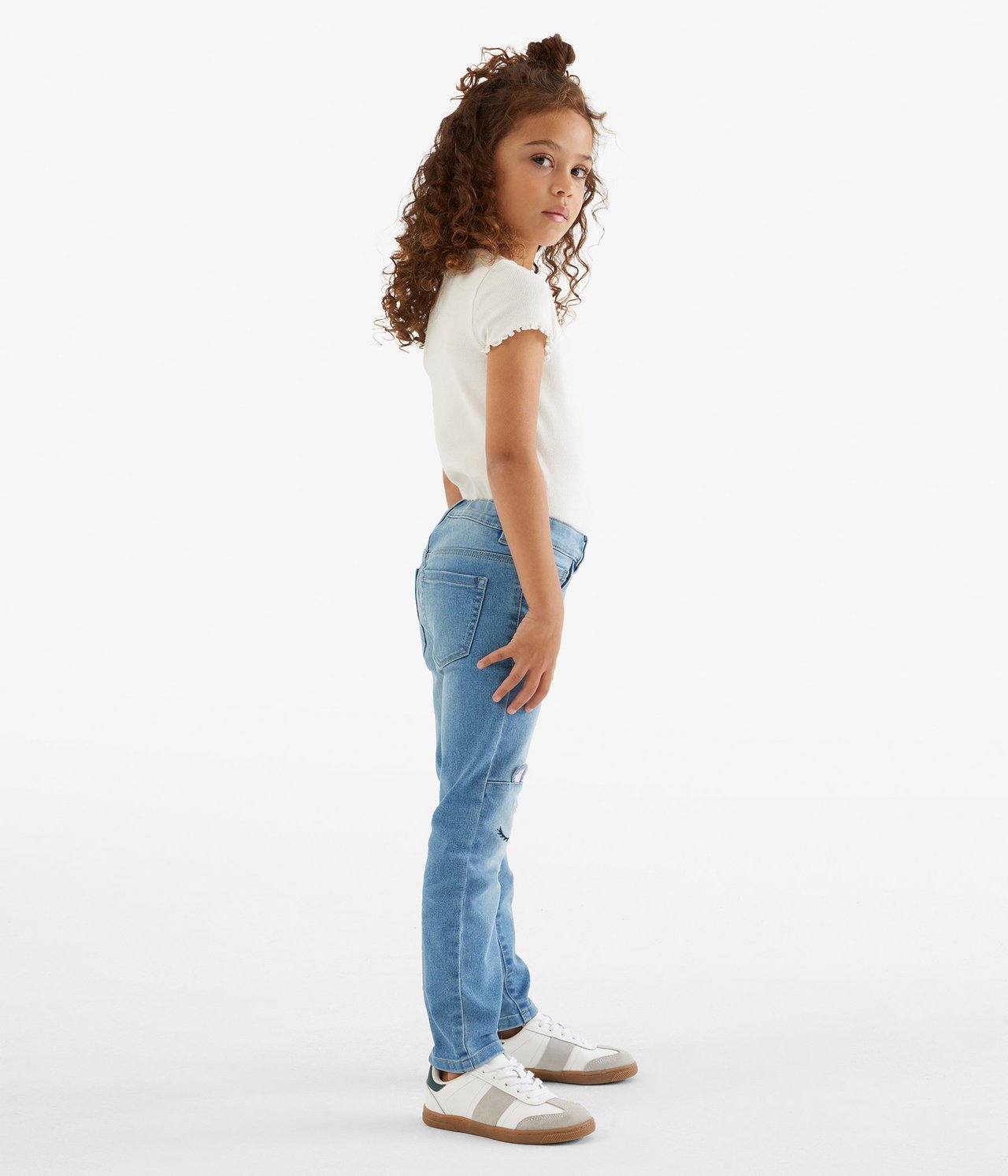 Jeans med enhjørninger Lyseblå - null - 3
