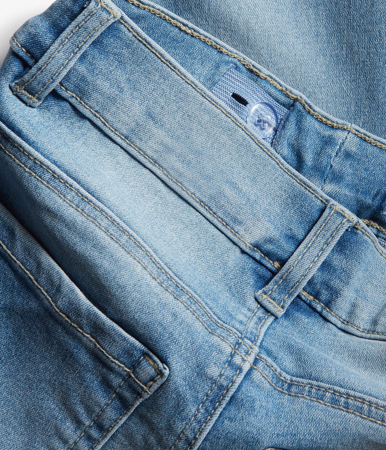 Jeans med enhjørninger - Lyseblå - 5