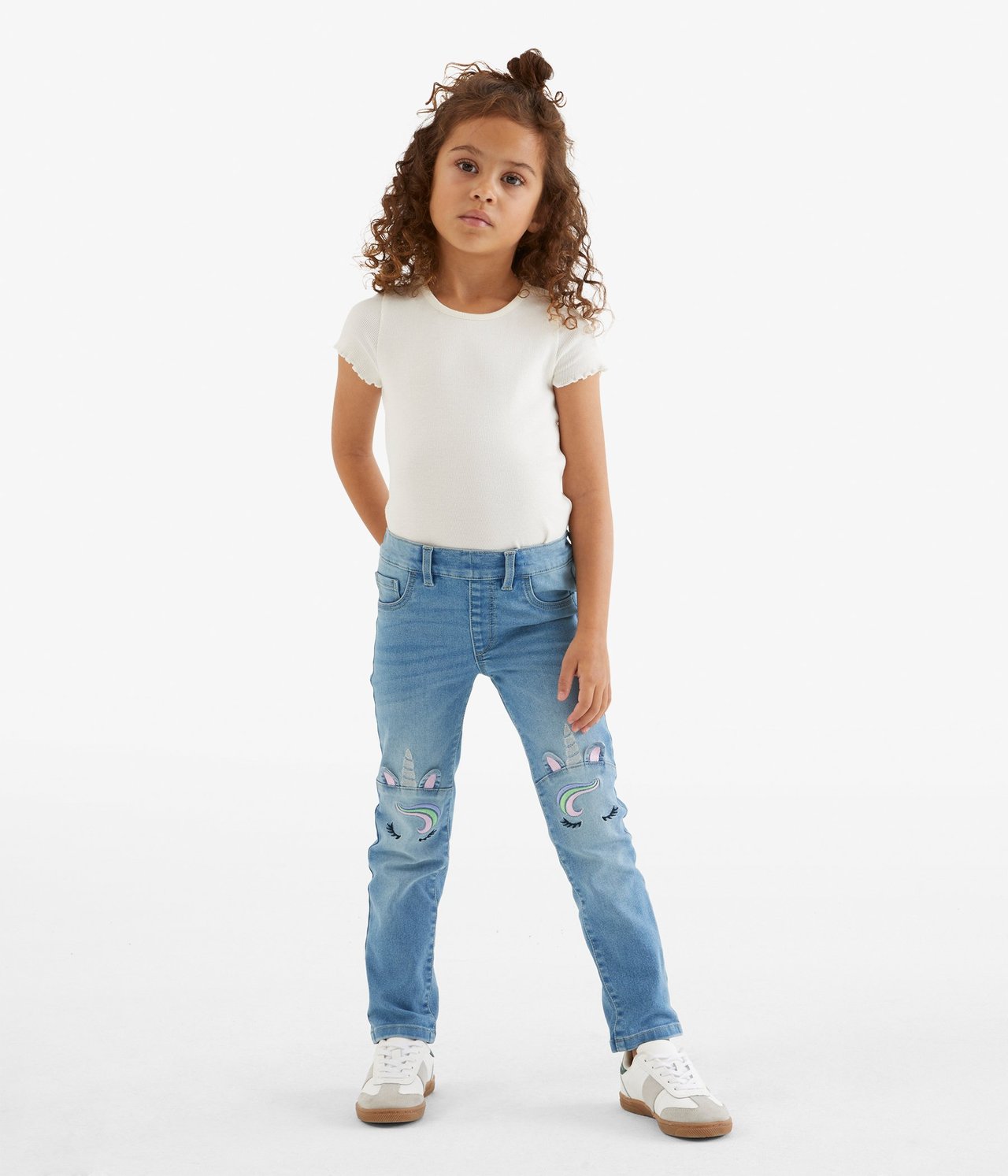 Jeans med enhjørninger Lyseblå - null - 0