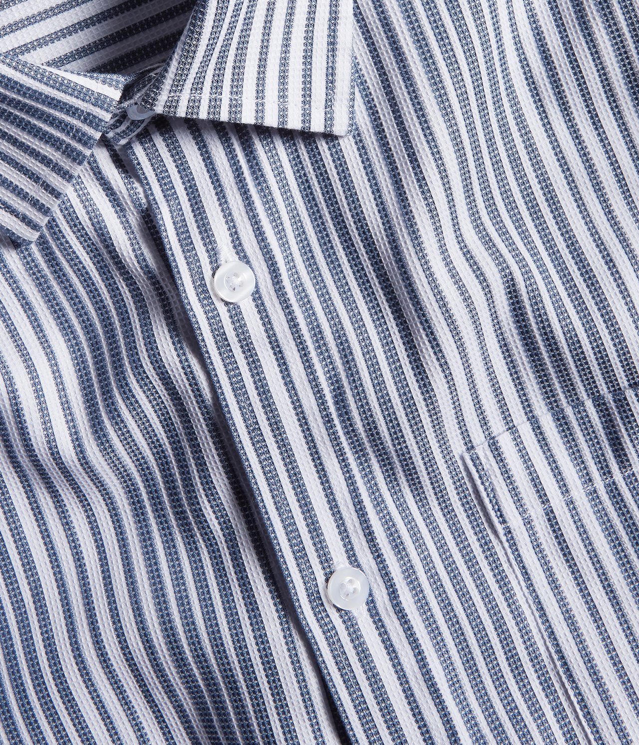 Skjorte regular fit Mørkeblå - null - 4