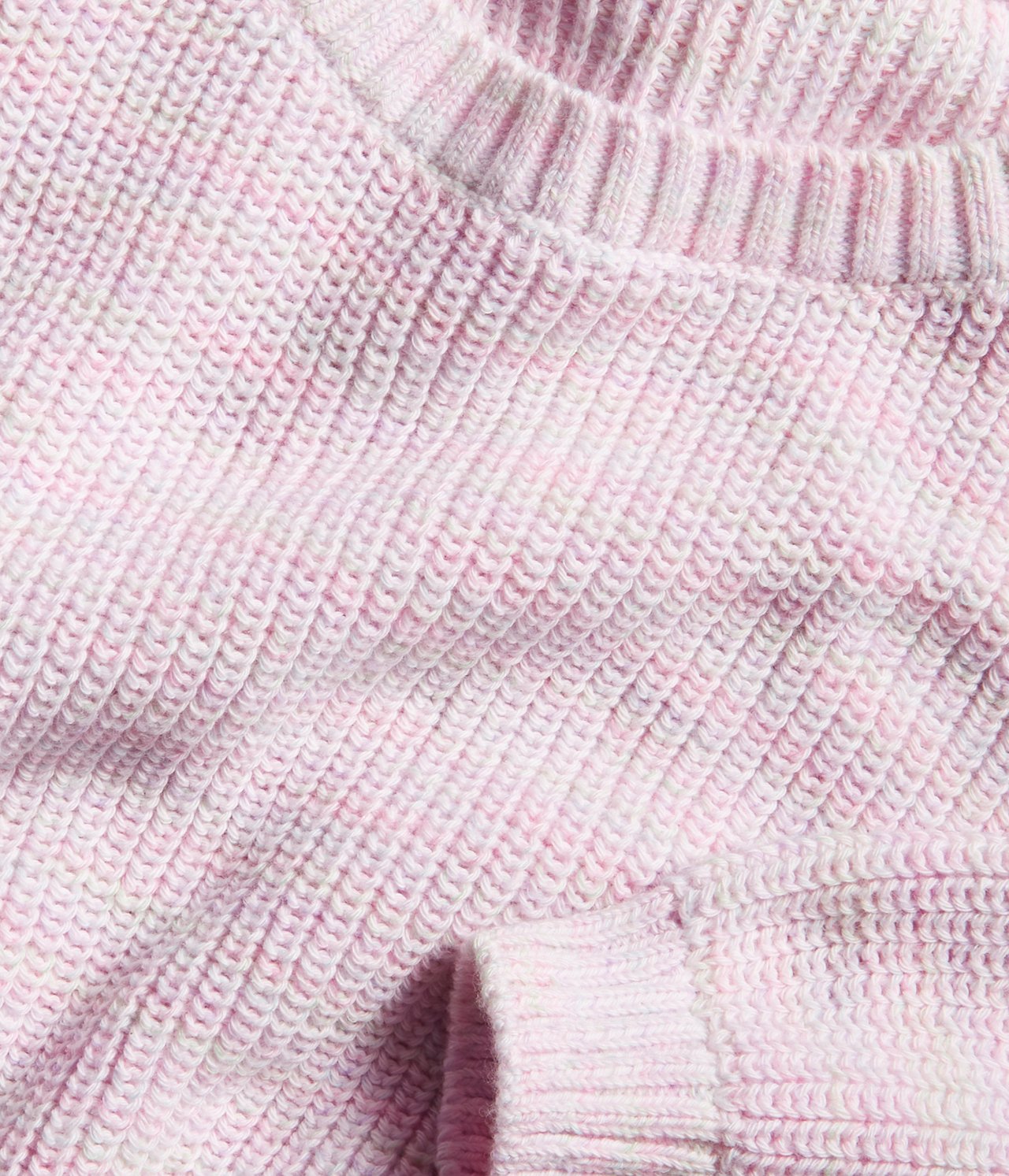 Dzianinowy sweter - Jasnoróżowy - 5