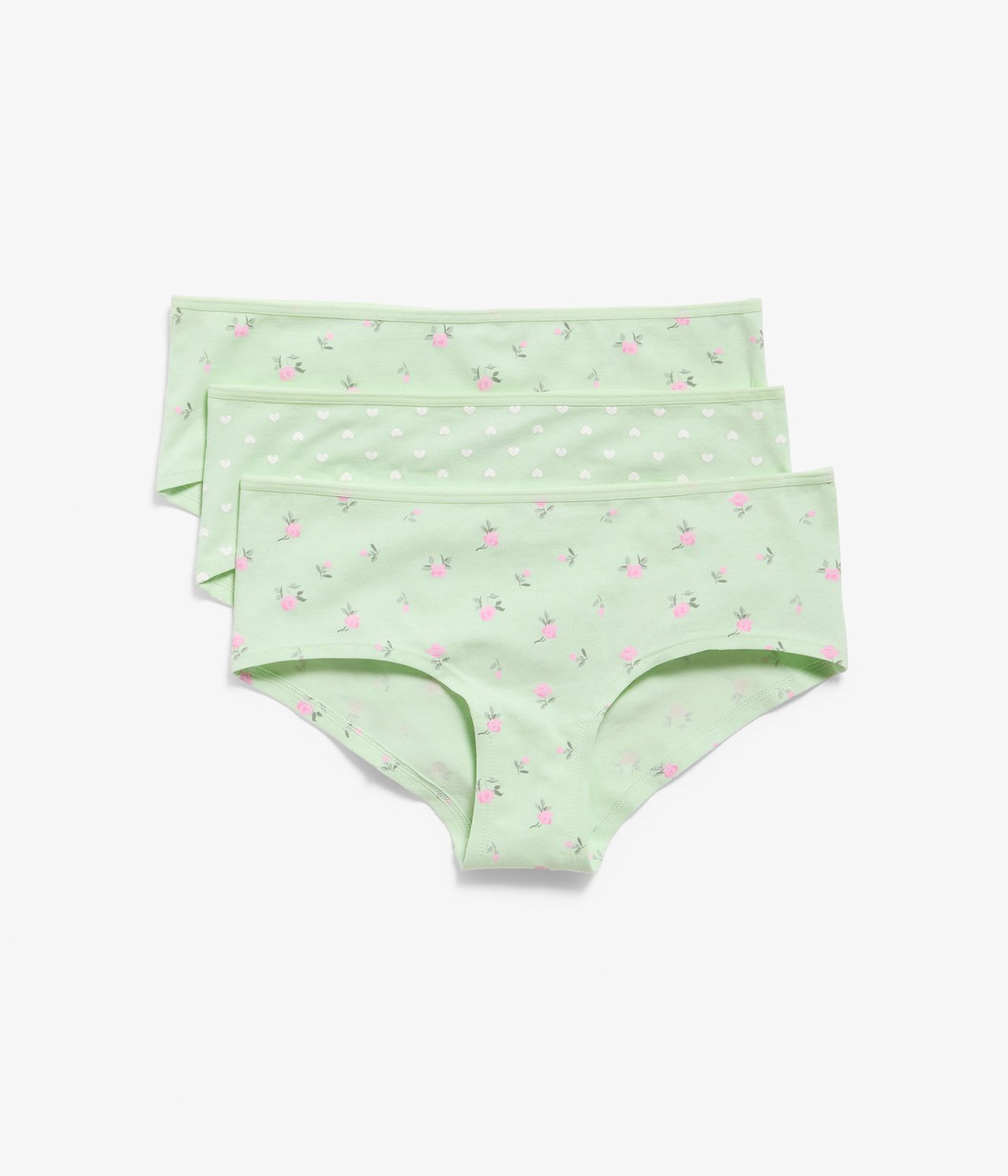 Hipstertrosor 3-pack - Ljusturkos - 1