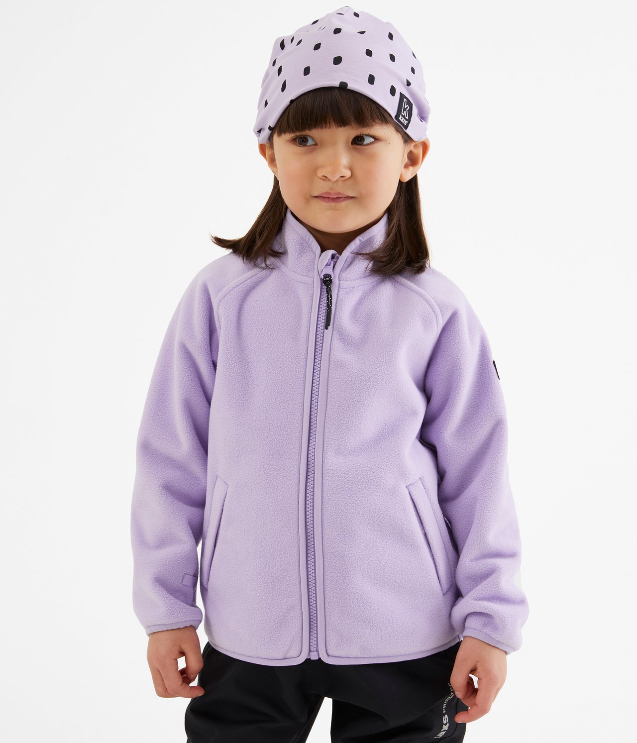 Kaxs-fleecetuulitakki zip-in / zip-off - Violetti - 2