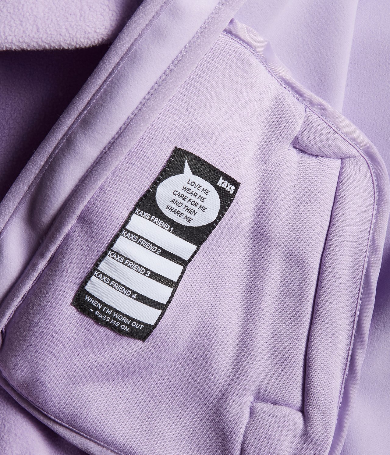 Kaxs-fleecetuulitakki zip-in / zip-off - Violetti - 8