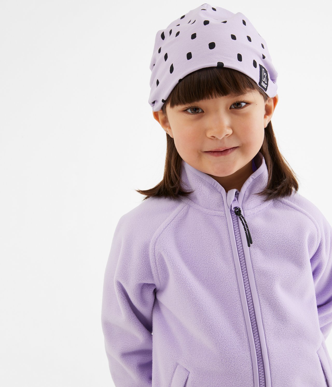 Kaxs-fleecetuulitakki zip-in / zip-off - Violetti - 1