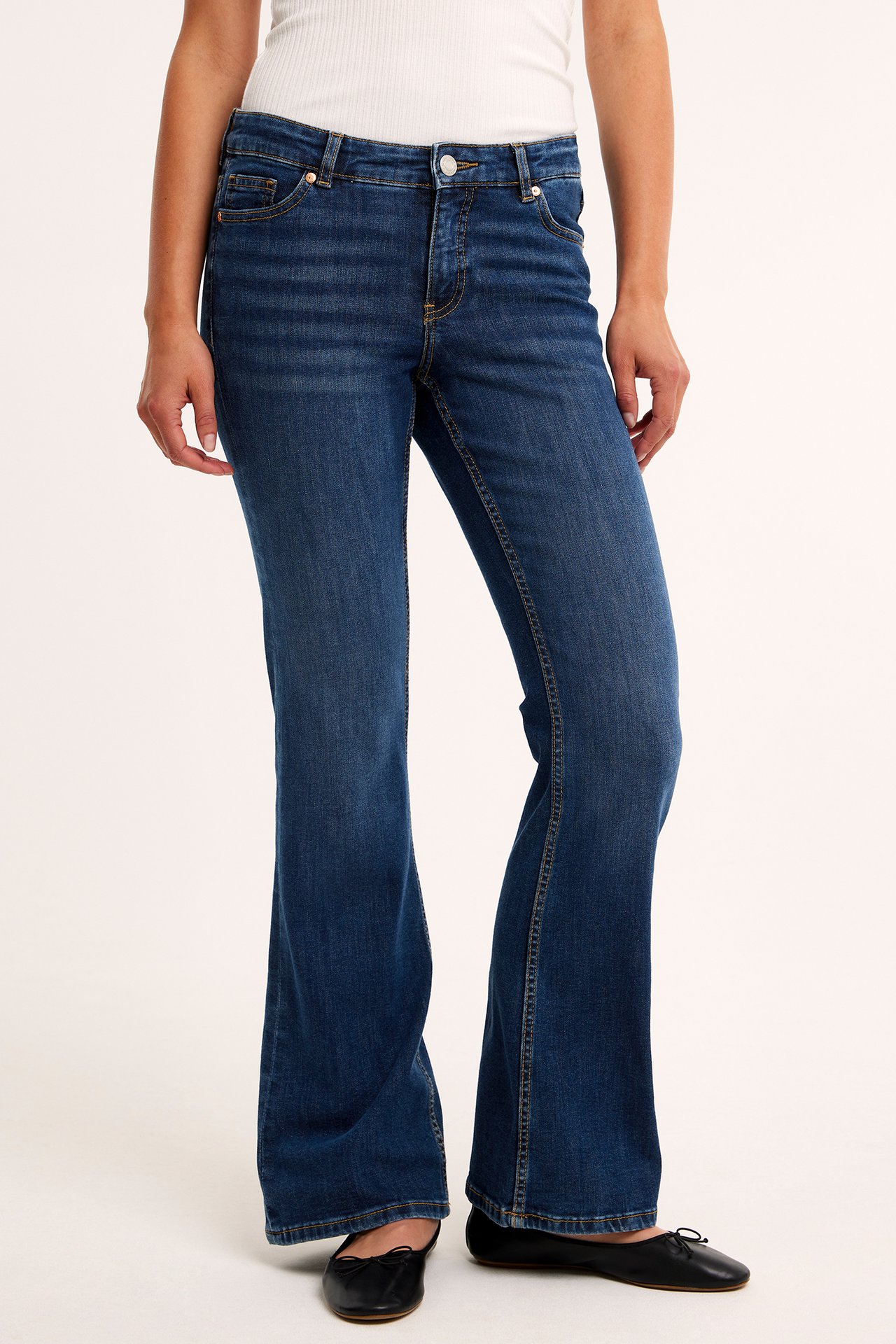 Flare Jeans Low Waist - Denim - 4