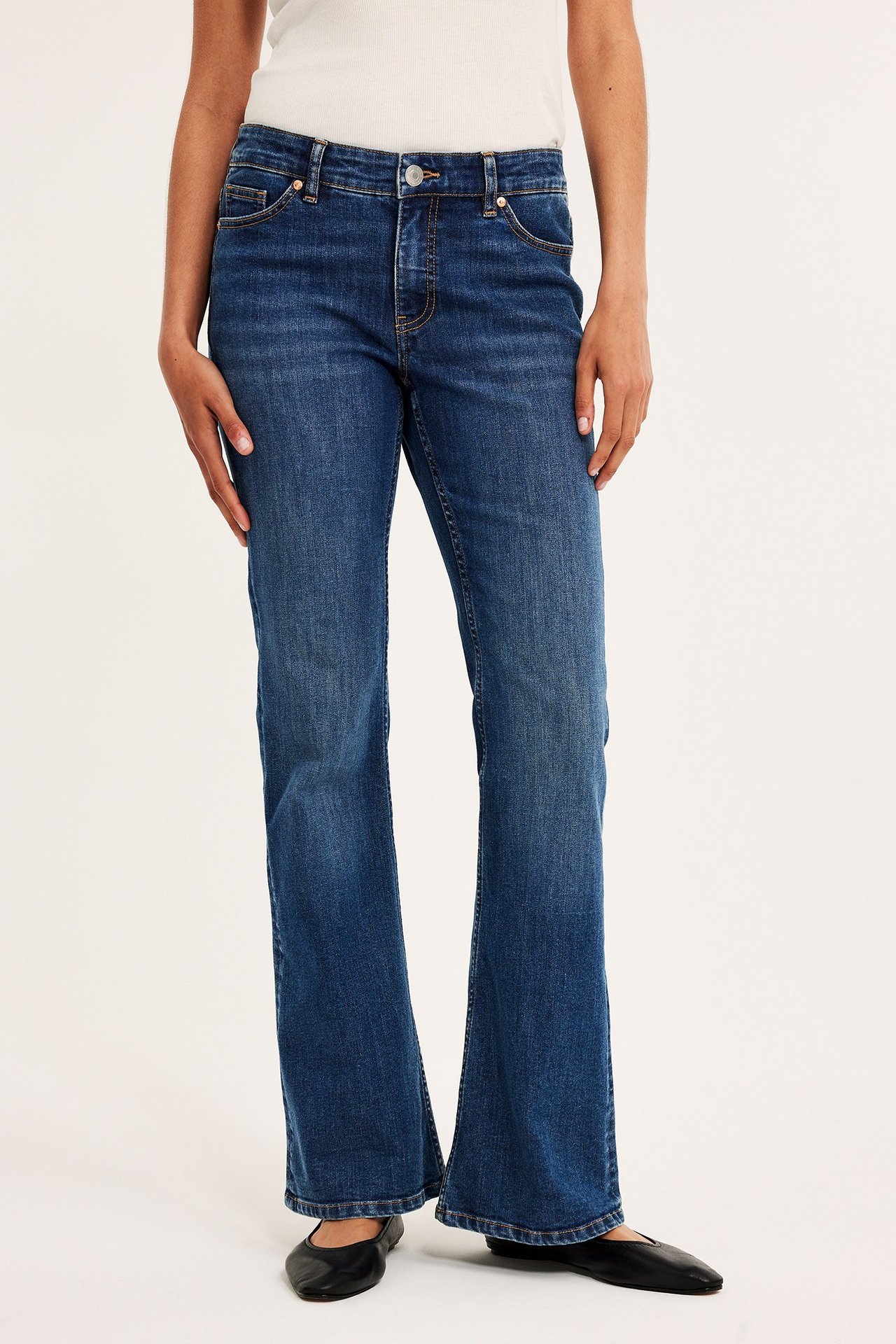 Flare Jeans Low Waist