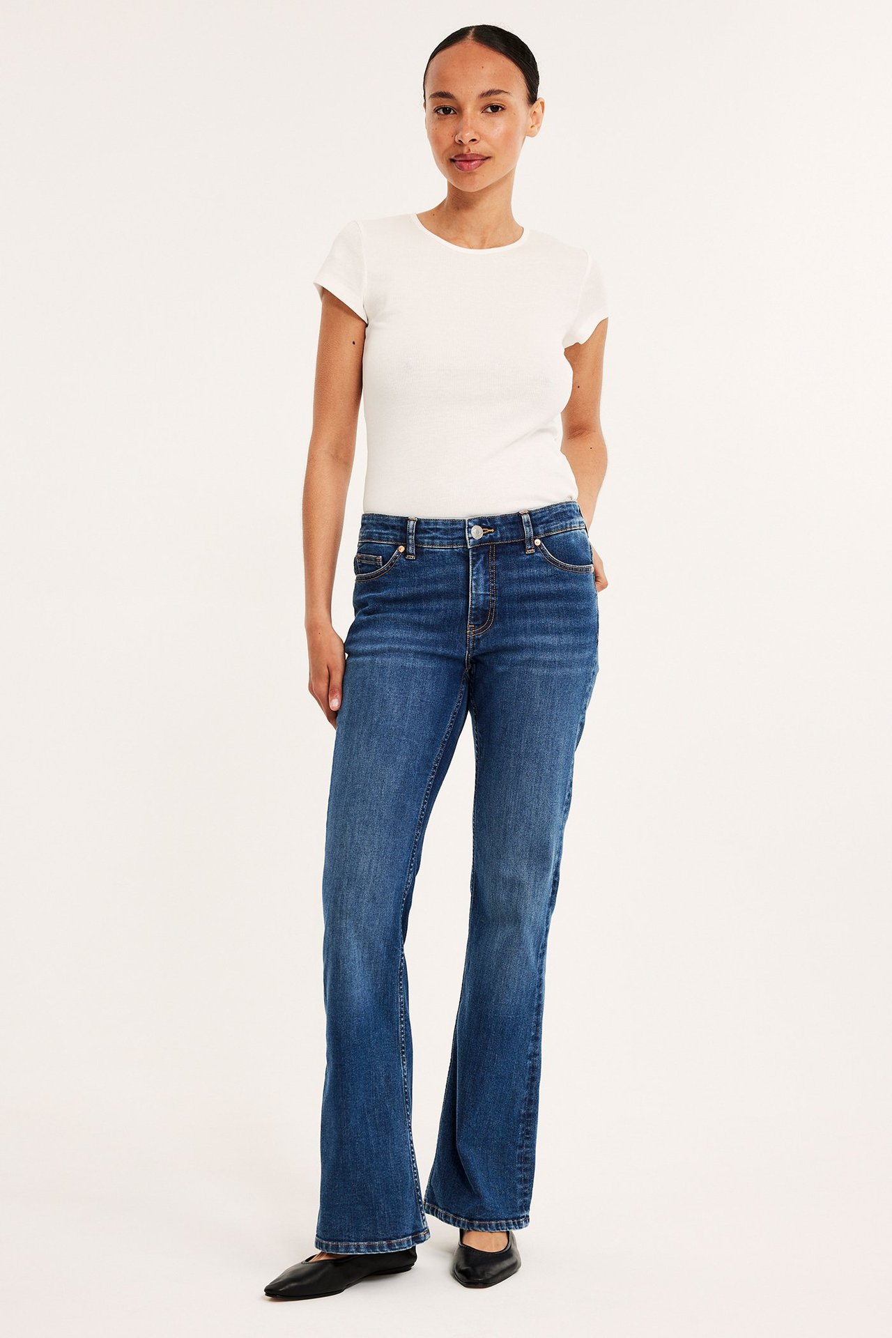 Flare Jeans Low Waist