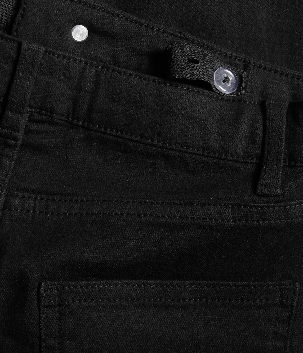 Bootcut jeans mid waist - Musta - 4