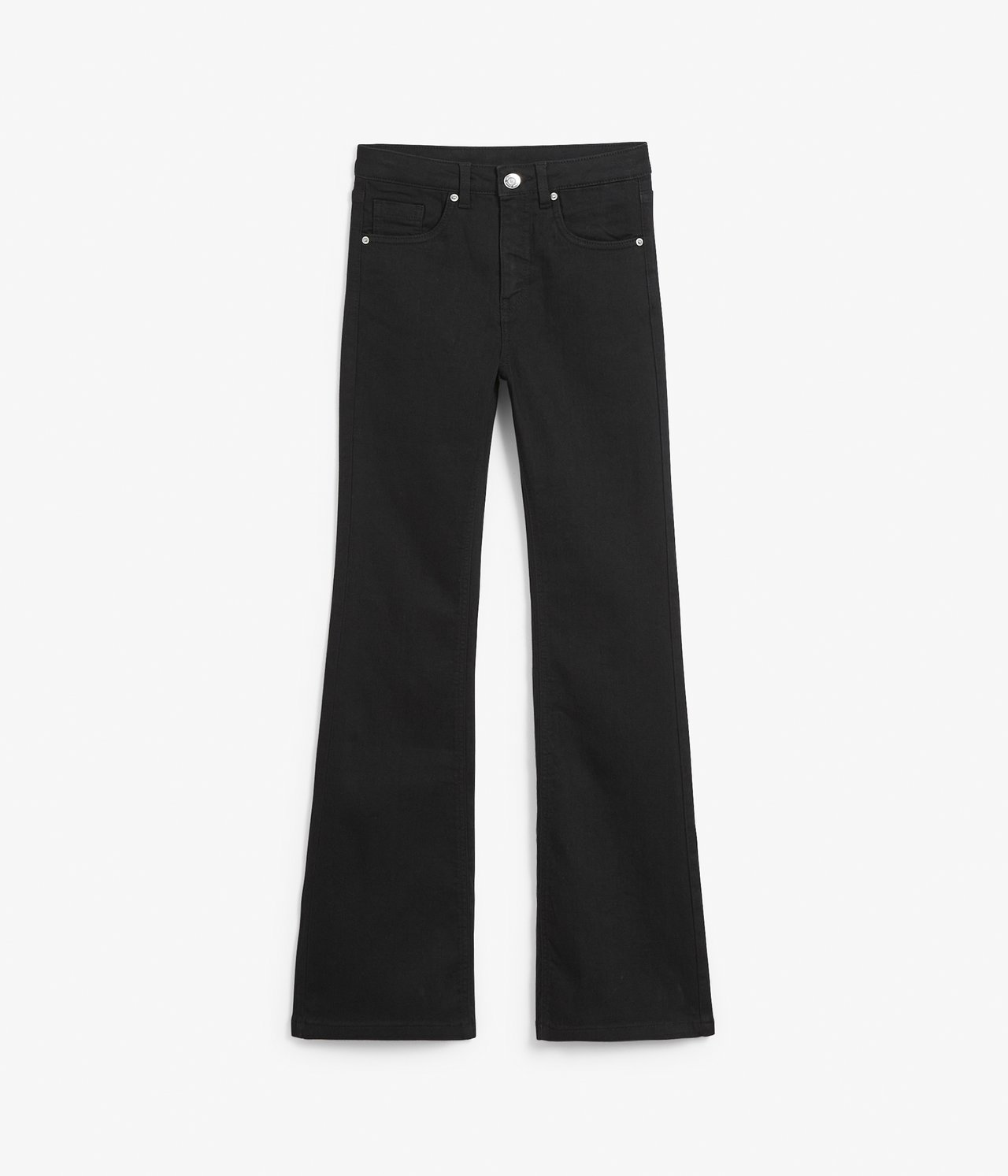 Bootcut jeans mid waist - Musta - 5