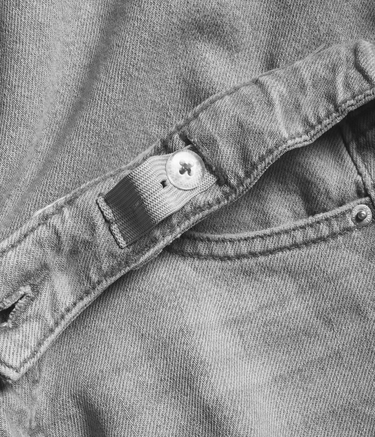 Loose jeans low waist - Ljusgrå - 7