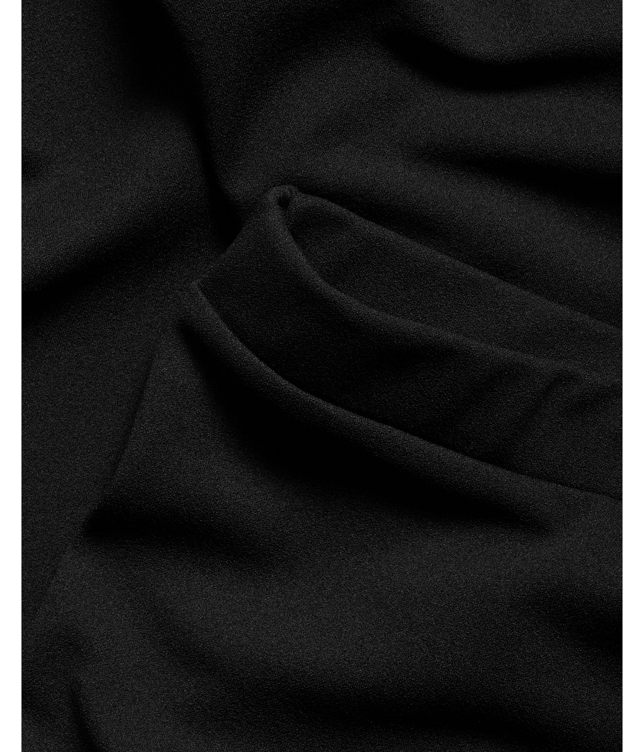 Szerokie pudełkowe spodnie - Czarne - 4