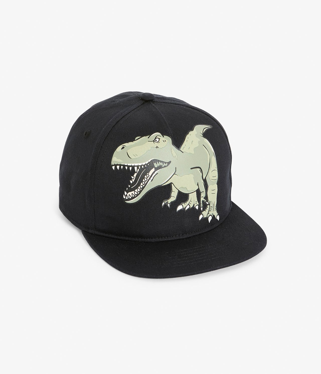 Czapka z daszkiem, dinozaur - Czarne - 1