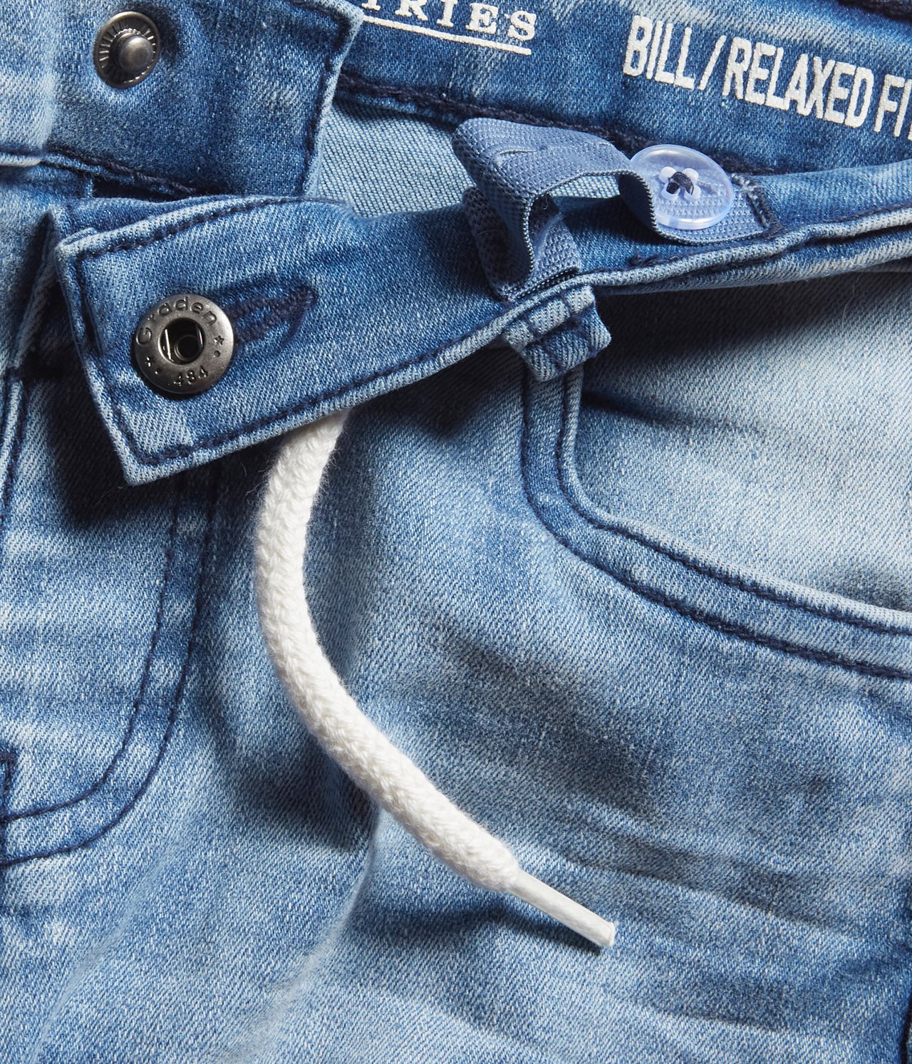 Bill jeans relaxed fit - Blå - 5