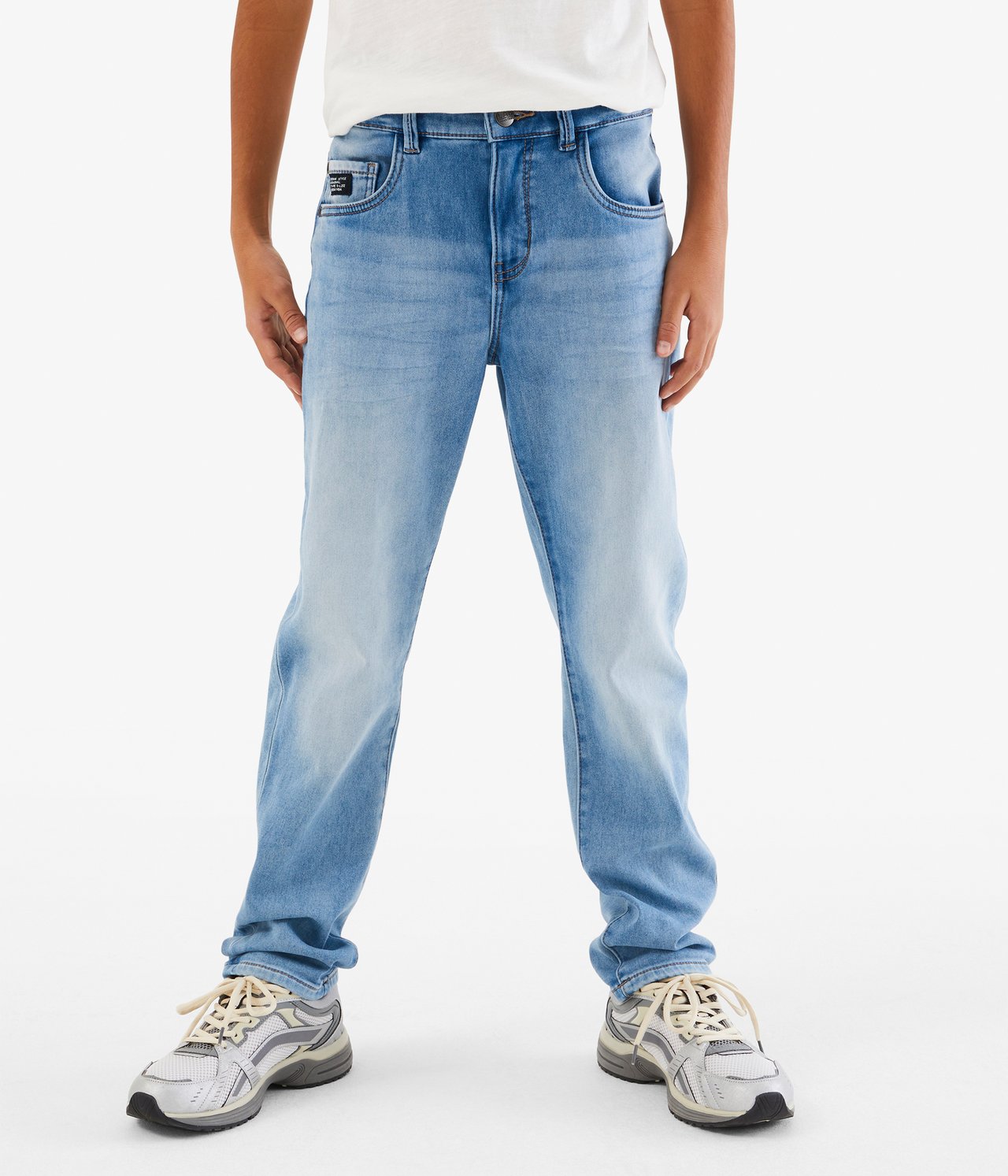 Eddy jeans relaxed fit Ljus denim - null - 1