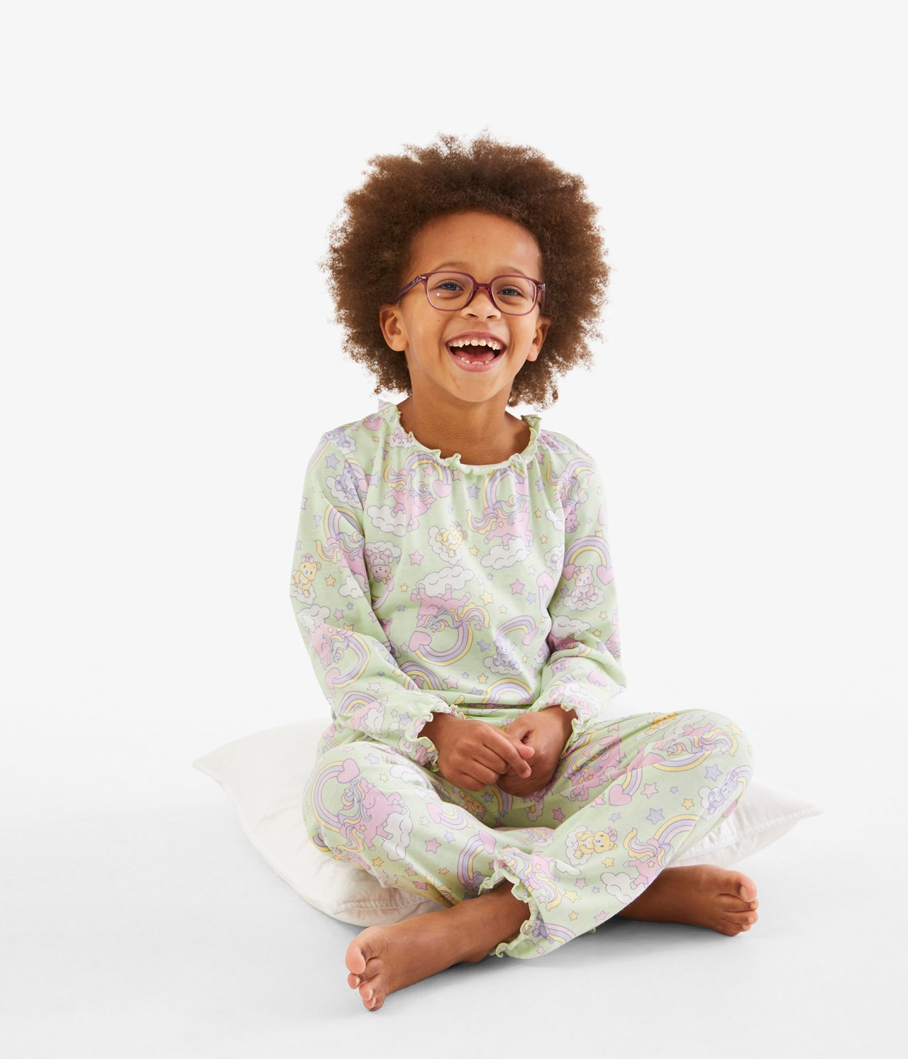Langermet pyjamas - Lys turkis - 3