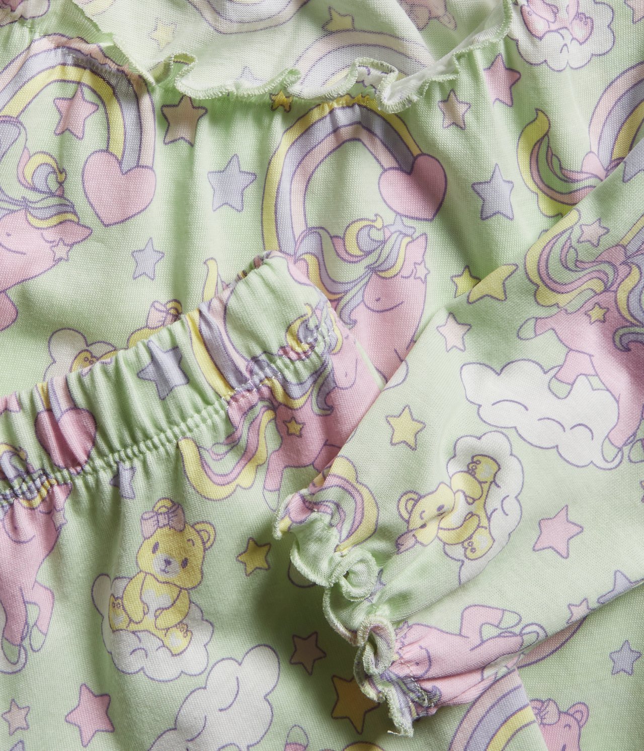 Langermet pyjamas - Lys turkis - 4