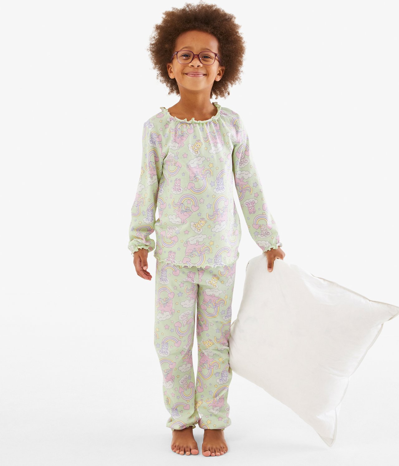 Langermet pyjamas - Lys turkis - 1