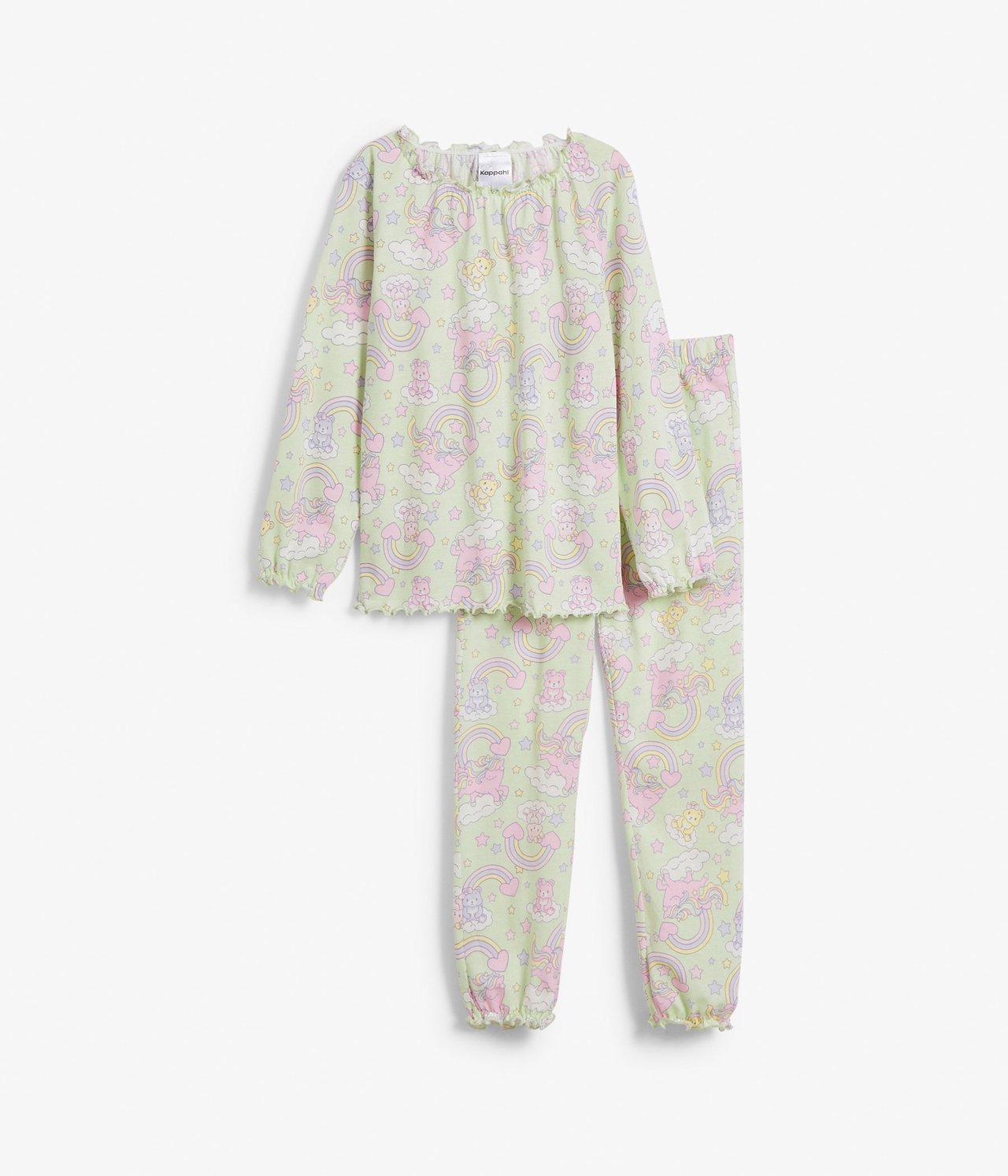 Pitkähihainen pyjama Vaaleanturkoosi - null - 1