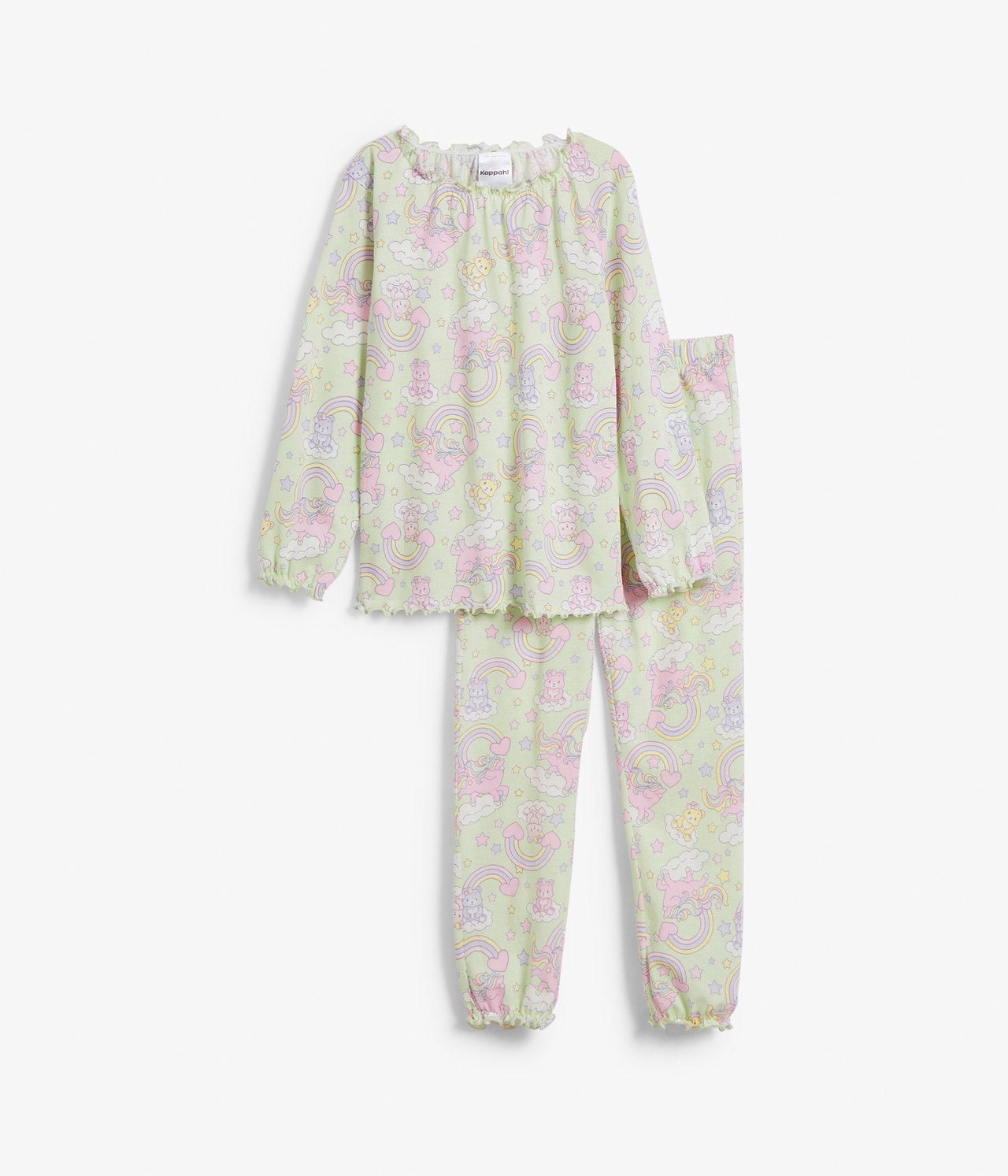 Langermet pyjamas - Lys turkis - 5