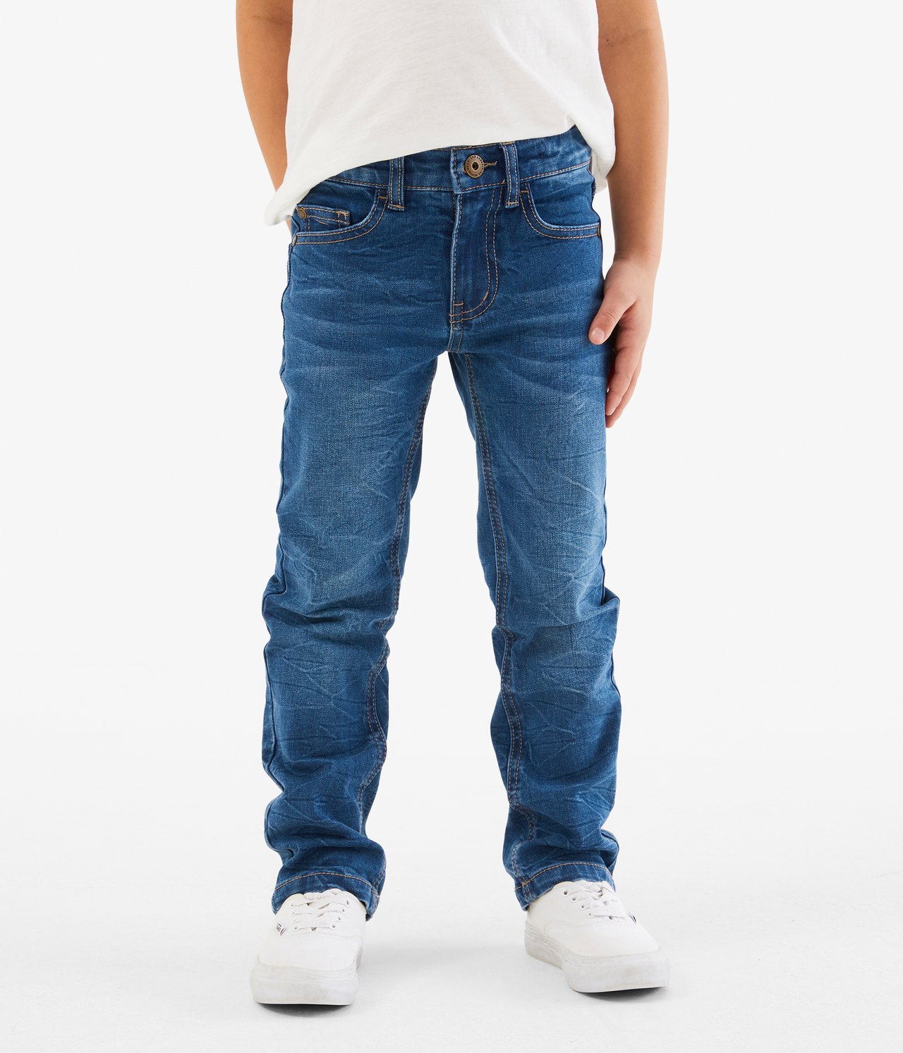 Tough wear jeans regular fit - Blå - 1