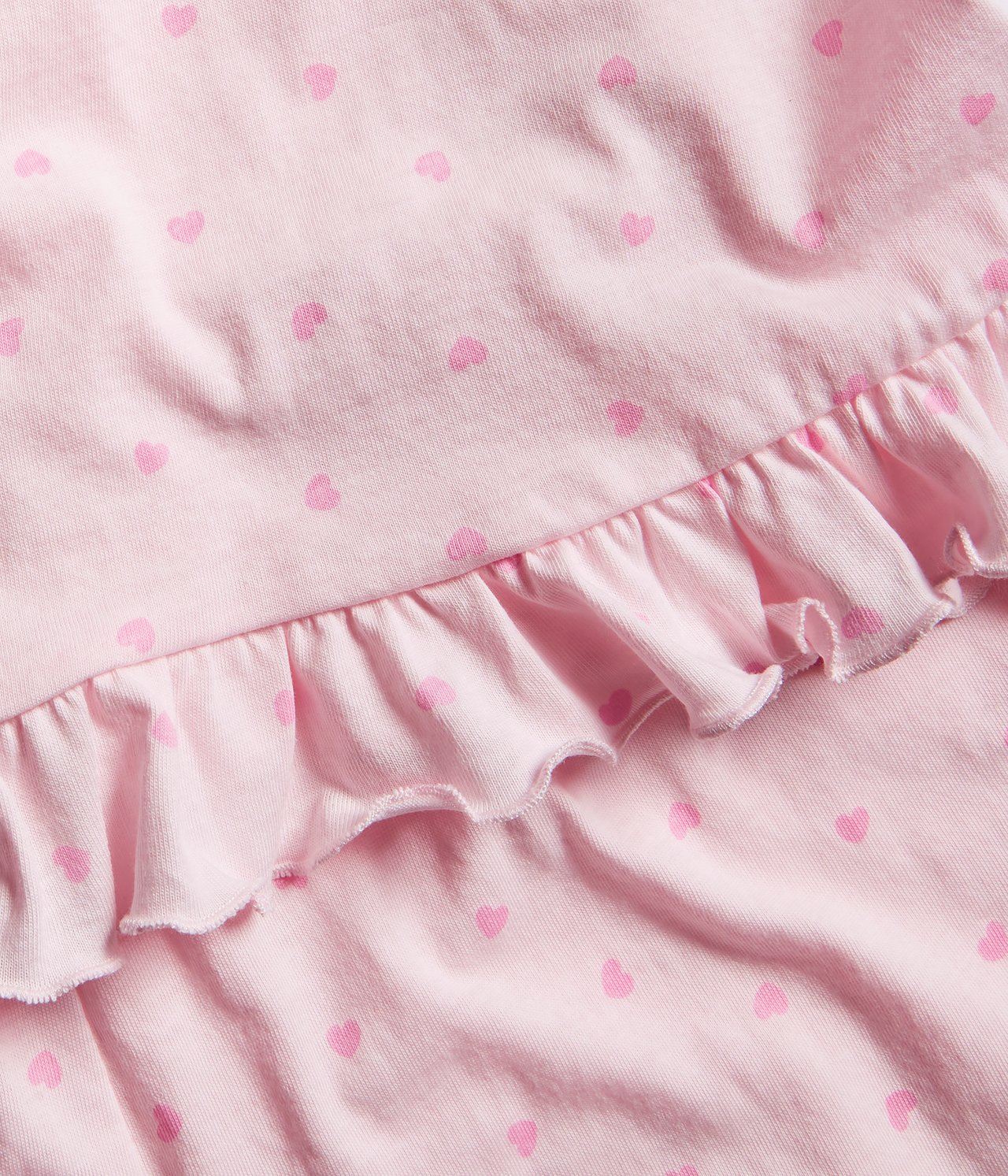 Sydänkuvioinen pyjama Pinkki - null - 1