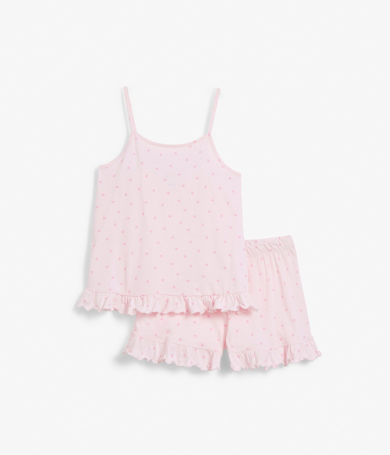 Sydänkuvioinen pyjama Pinkki - null - 2