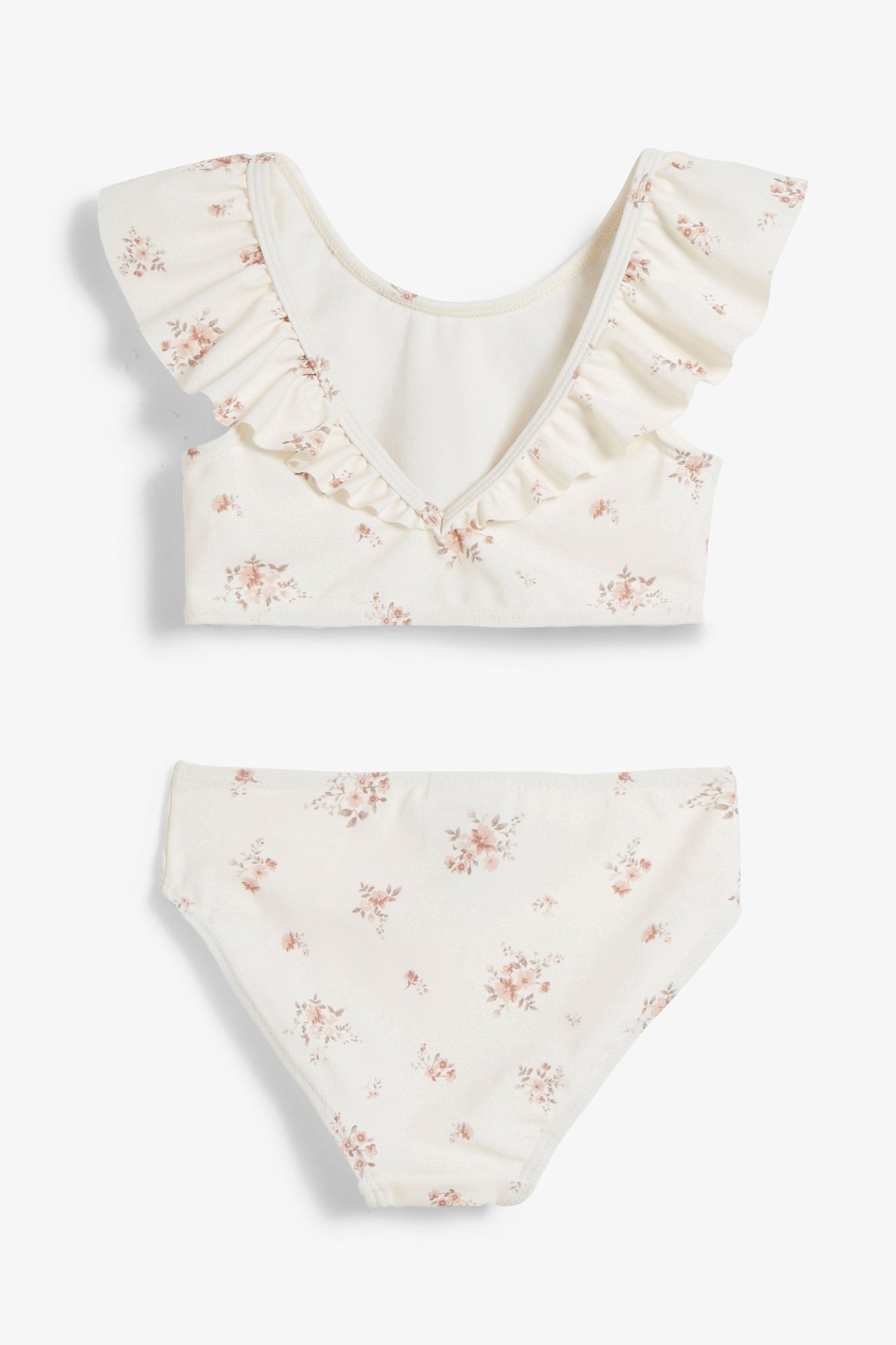 Bikini w kwiaty - Offwhite - 2
