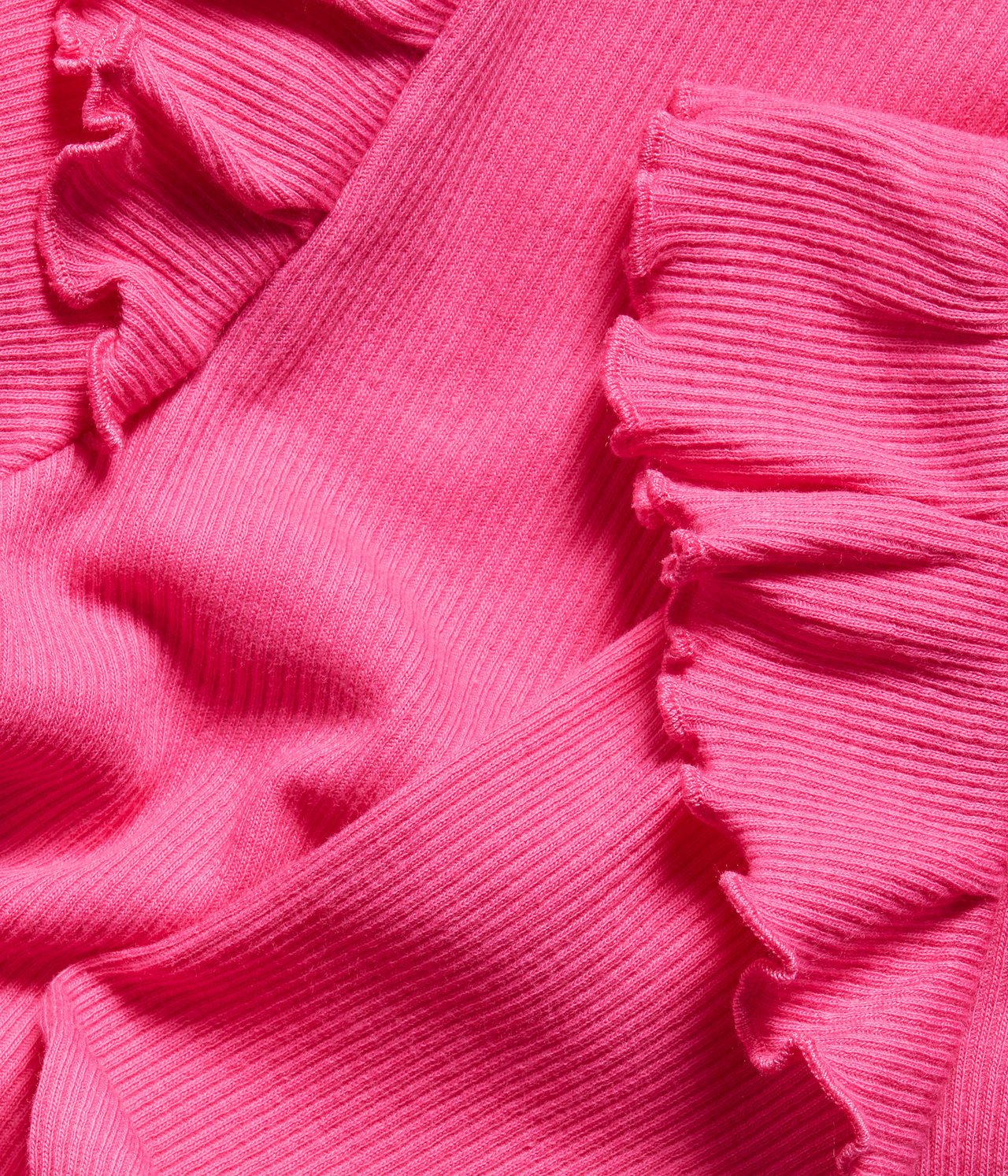 Ribattu pitkähihainen mekko - Pinkki - 4