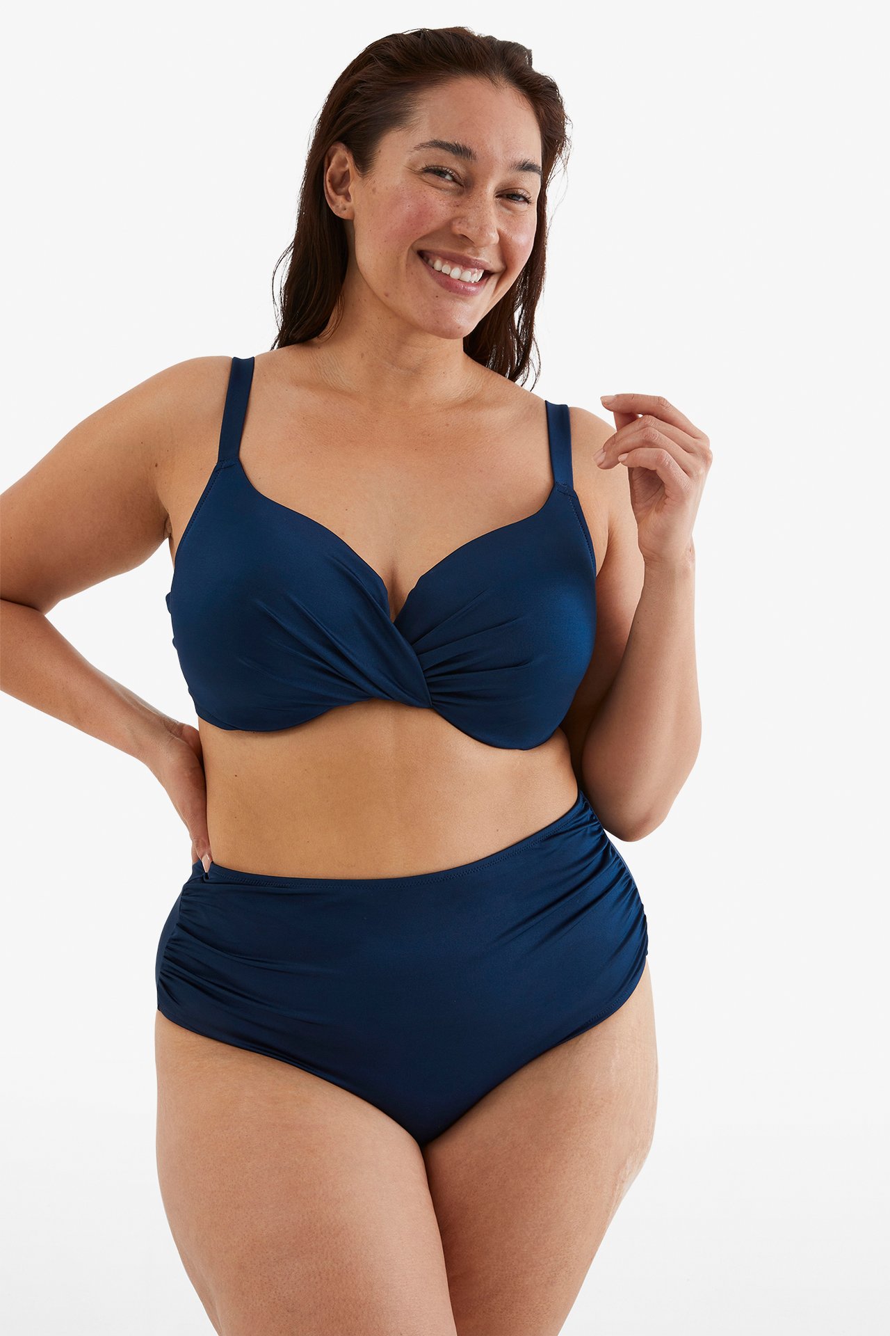 Bikinialaosa brief light shape - Tummansininen - 1