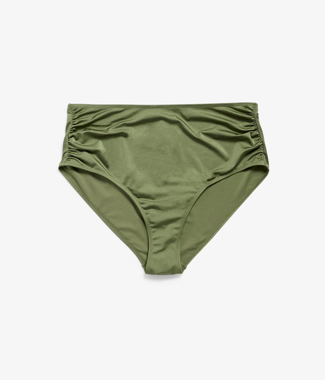 Bikinitruse med høy midje - Grønn - 5