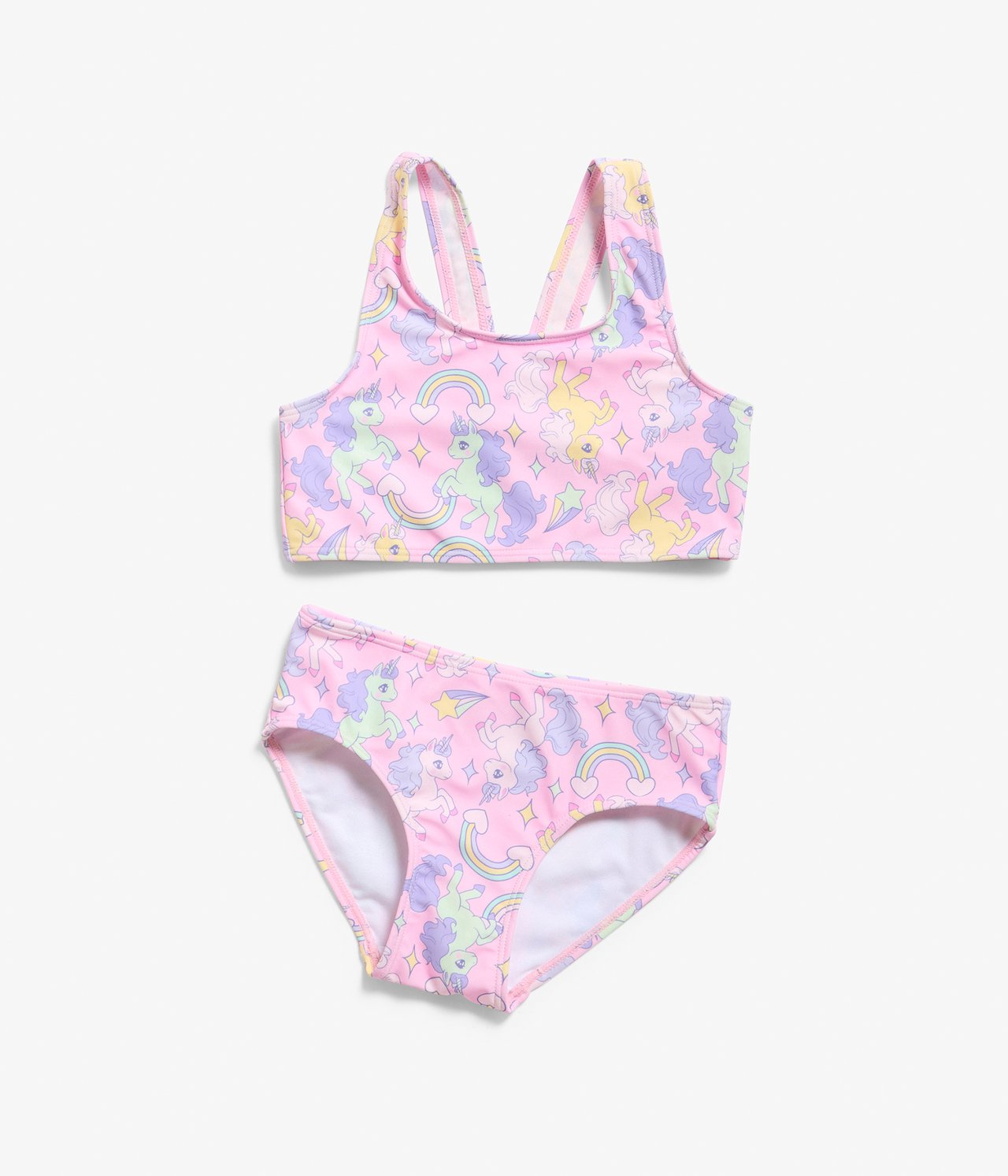 Mönstrad bikini - Rosa - 1