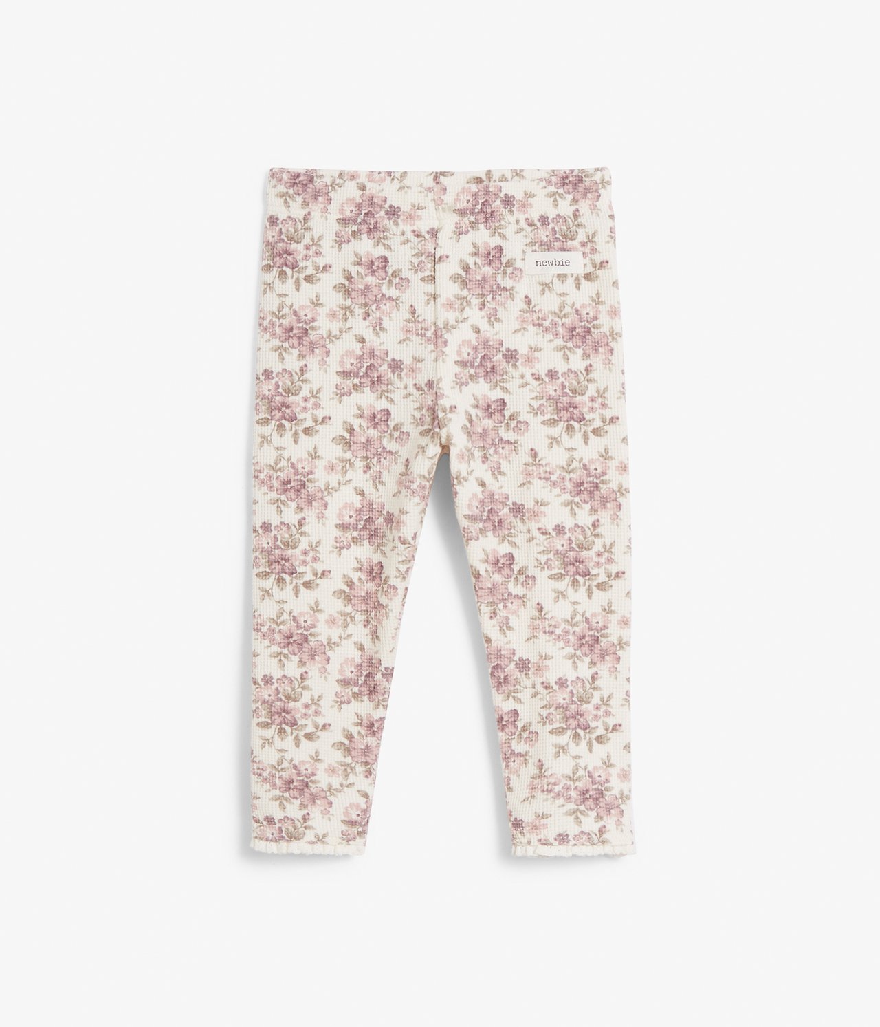 Kukkakuvioiset vauvojen leggingsit Pinkki - null - 1