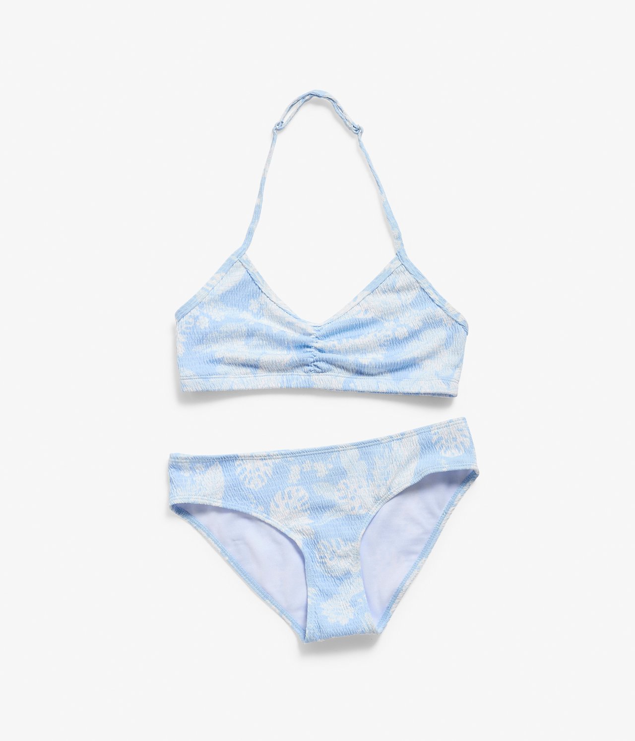 Mönstrad bikini - Ljusblå - 2