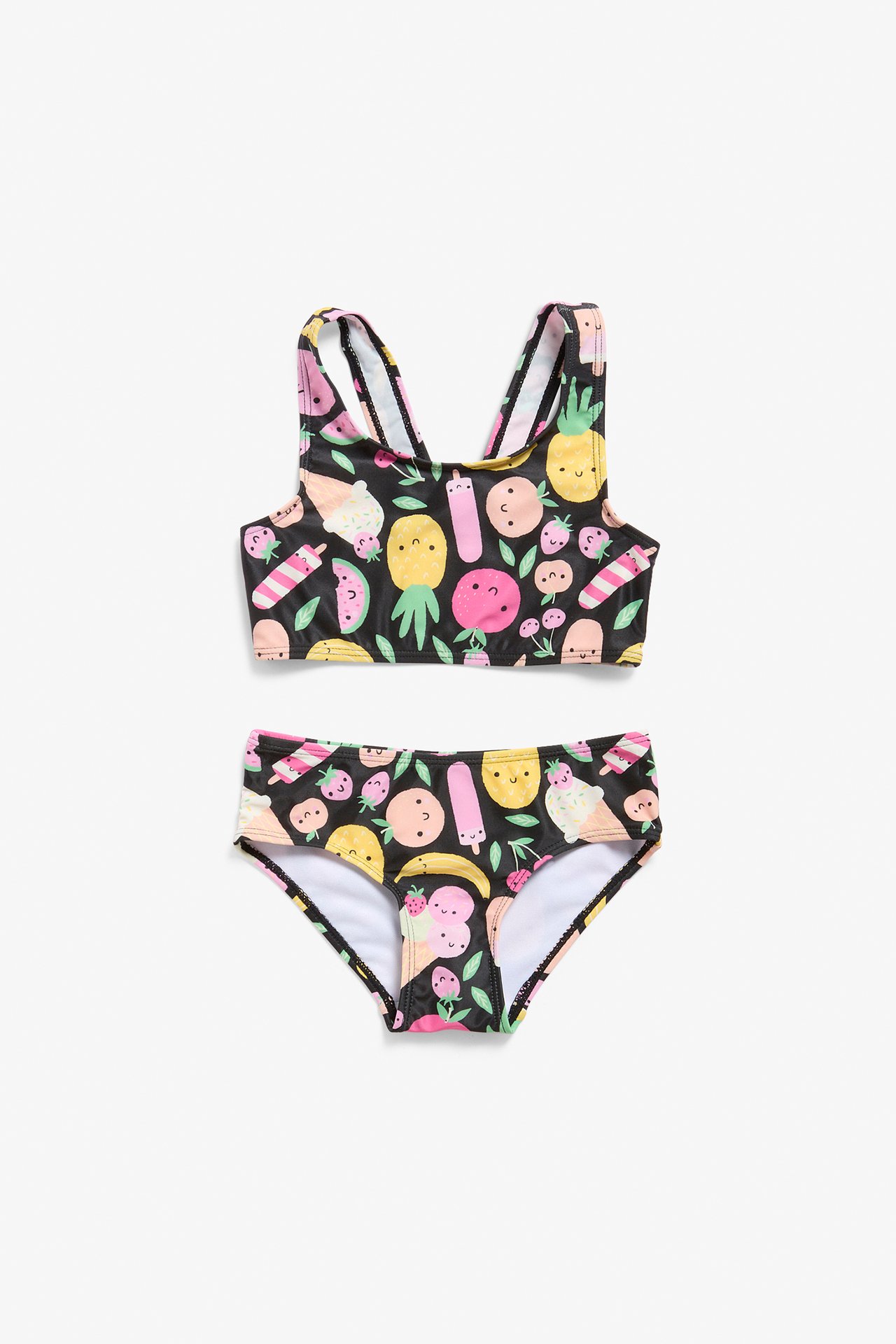 Kuviolliset bikinit - Musta - 1