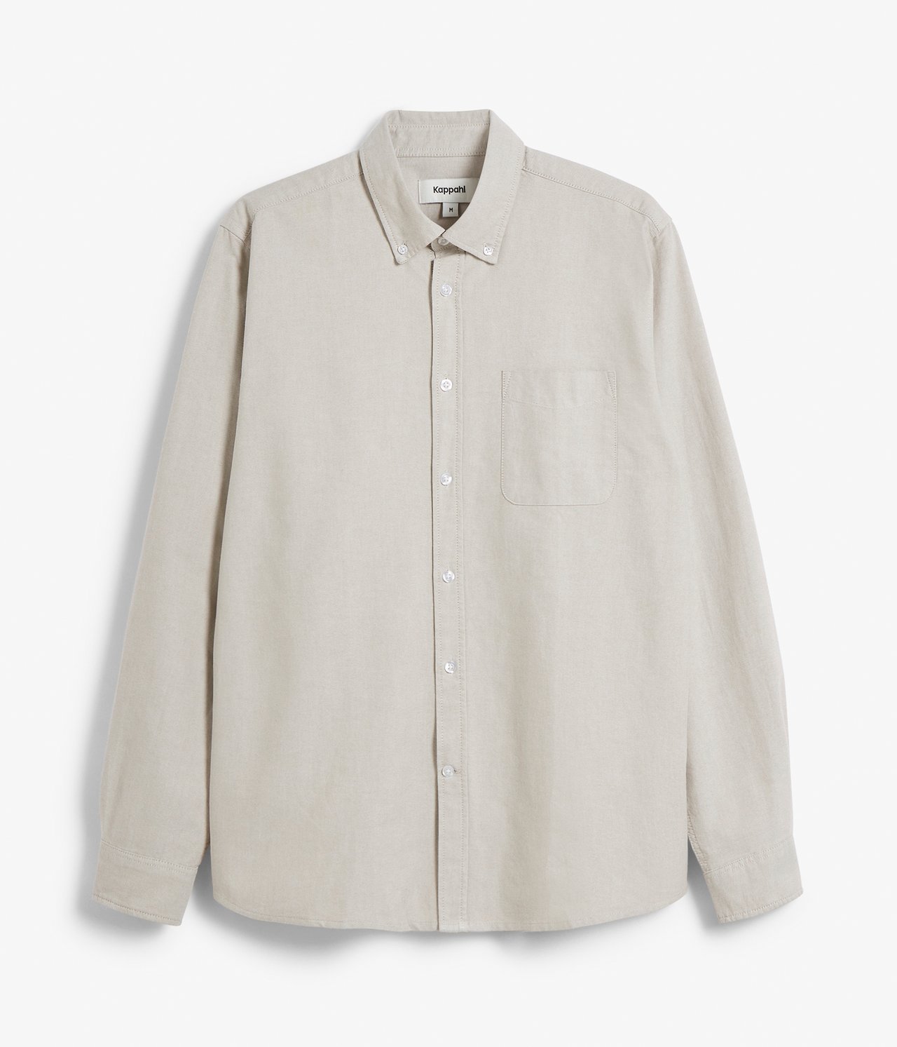 Oxfordskjorta regular fit - Beige - 5
