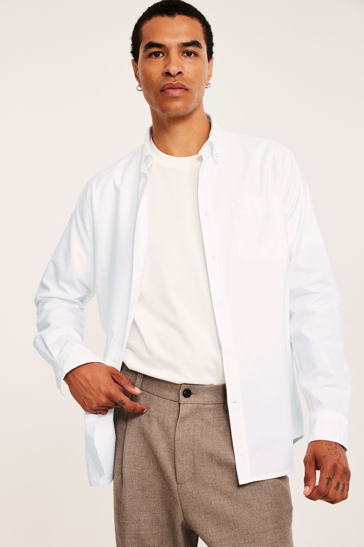 Oxfordpaita regular fit - Valkoinen - 8