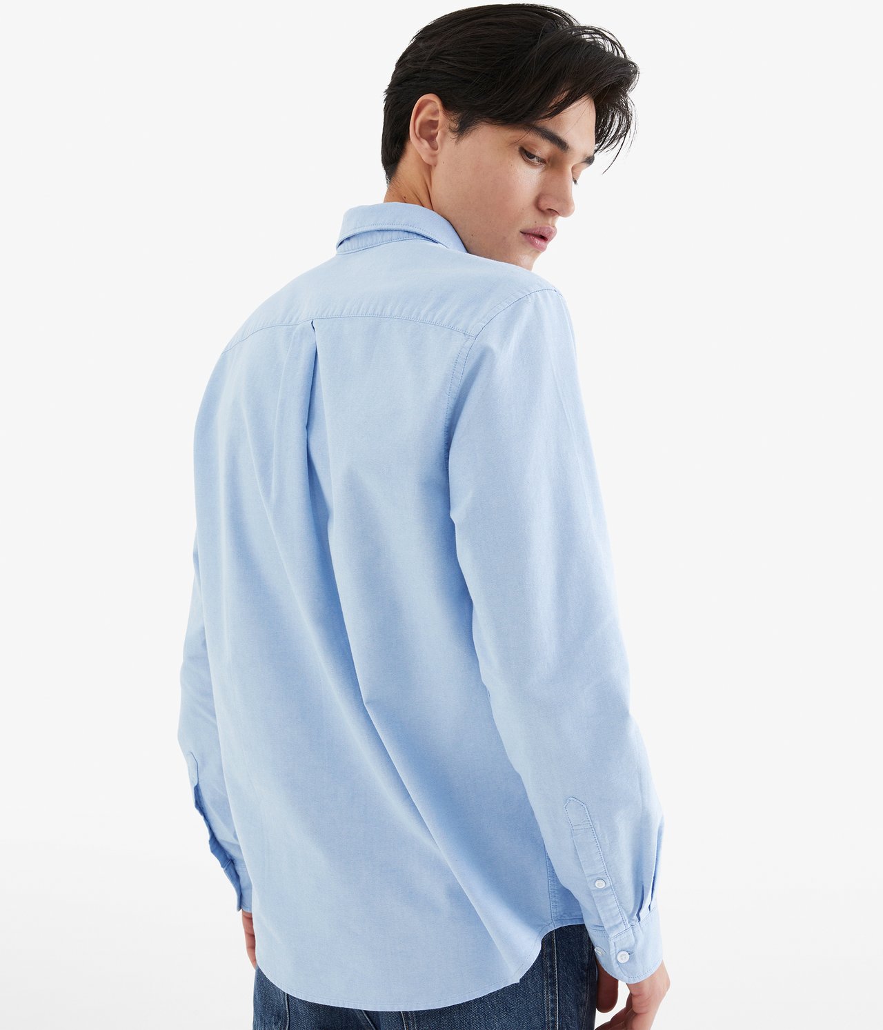 Oxfordskjorta regular fit - Ljusblå - 189cm / Storlek: M - 4
